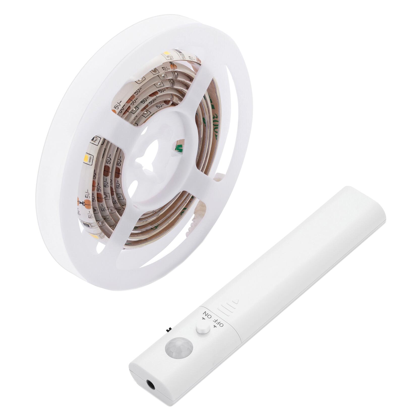 Kit striscia led 1m luce bianco naturale - 5