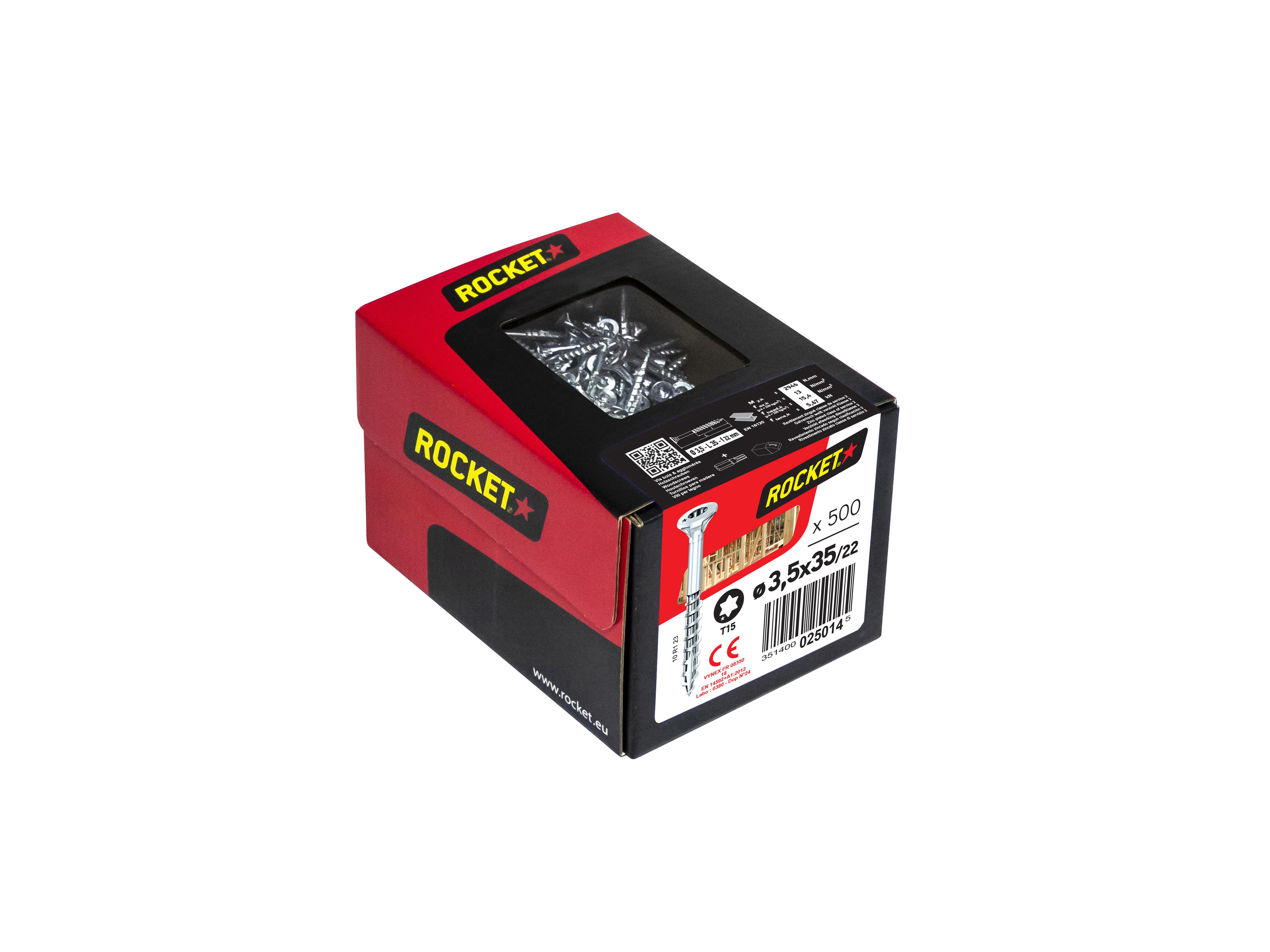 VIS AGGLO ROCKET TF TX AZ FP 3,5x35 X500 - 2