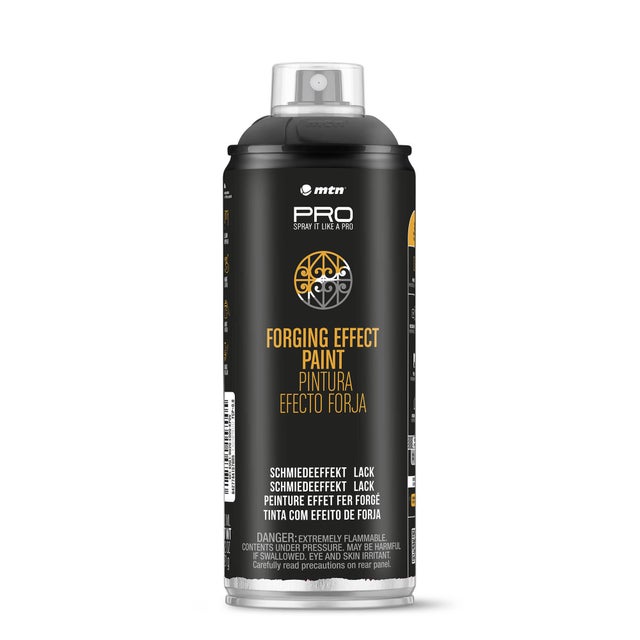 SPRAY DE EFEITO FORJADO MONTANA 400ML PRETO
