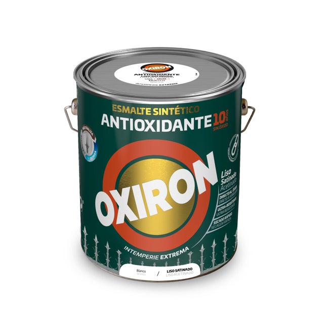 ESMALTE SINTÉTICO ANTIOXIDANTE ACETINADO LISO OXIRON 4L BRANCO