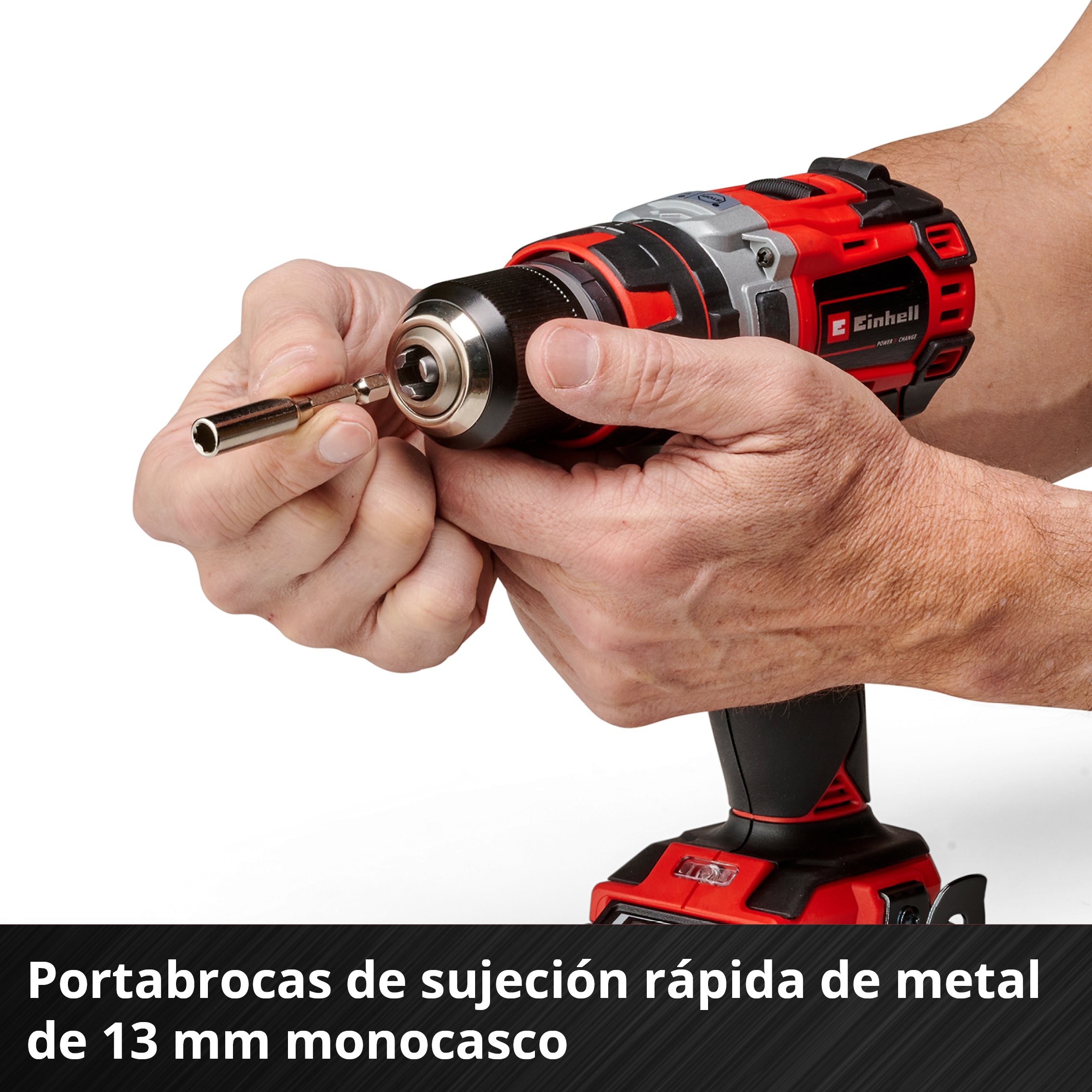 Taladro percutor a batería EINHELL 18V Brushless - Sin bateria - TP-CD 18/50 Li-i BL -Solo - 4