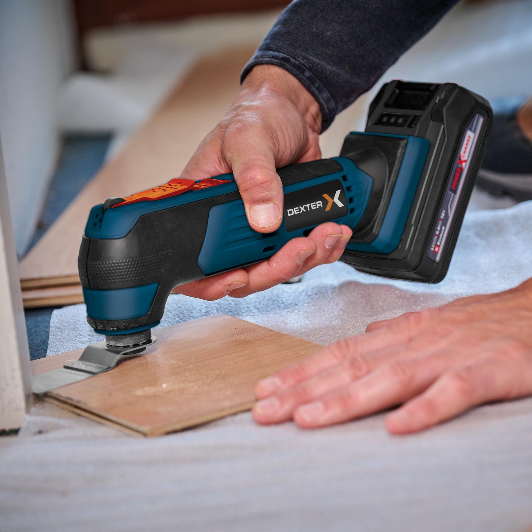 Multiherramienta DEXTER POWER X-CHANGE 18V + 1 Batería 2.0Ah + Cargador - 5