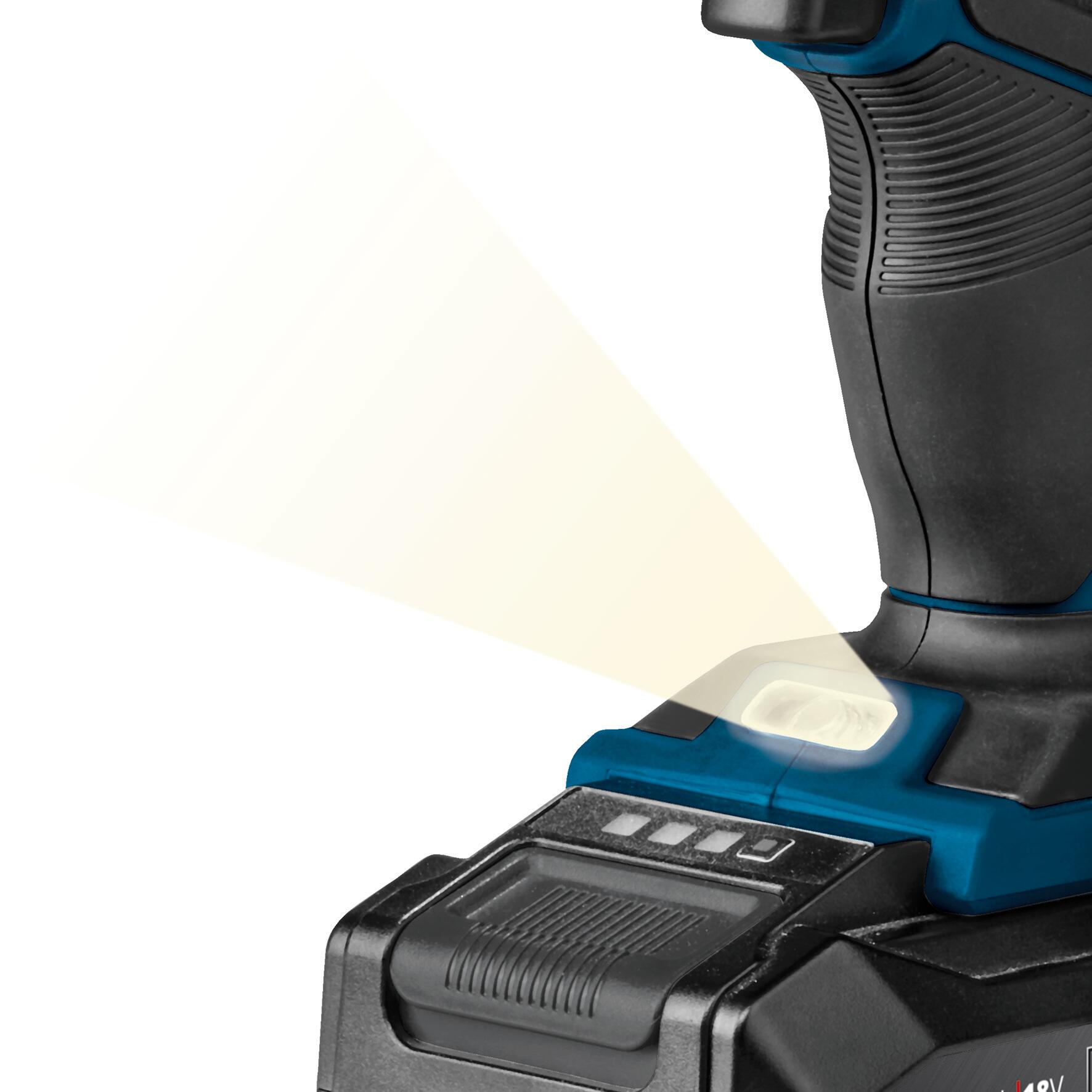 Taladro percutor a batería DEXTER POWER X-CHANGE 18V - 1 Batería - Cargador de batería - 8