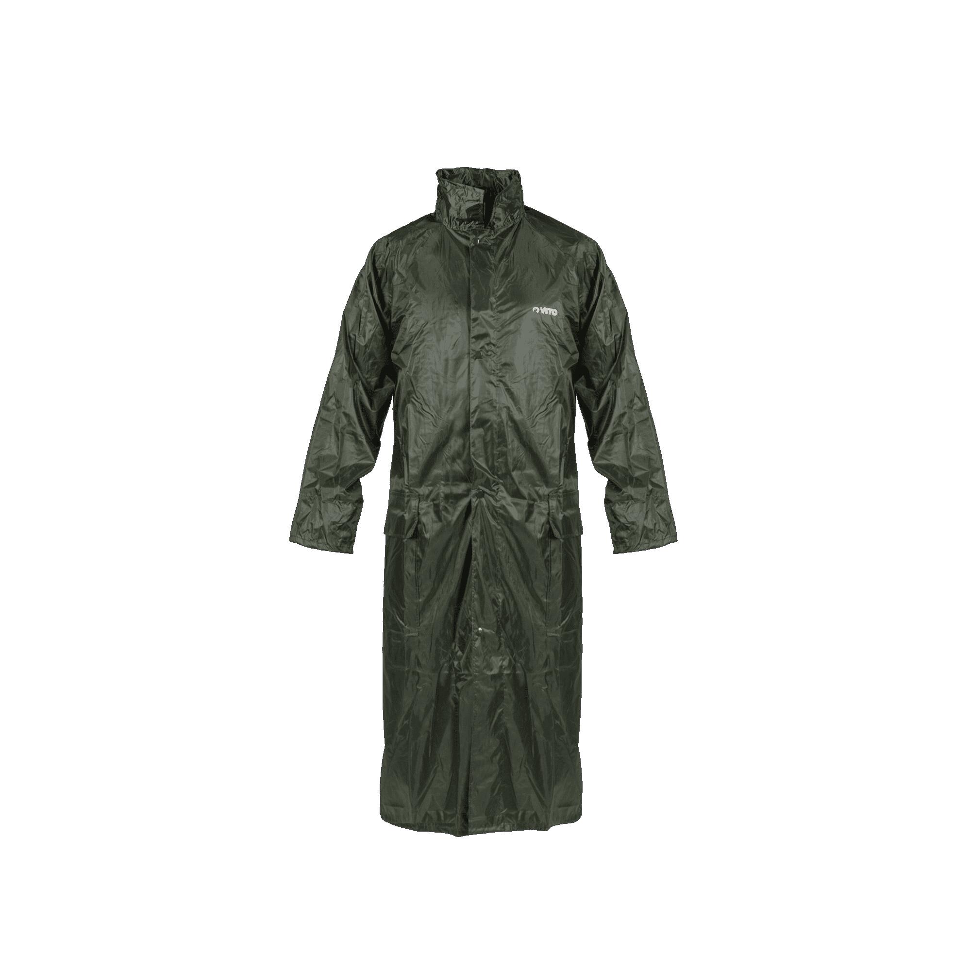 Chubasquero para lluvia de nylon verde - t 42