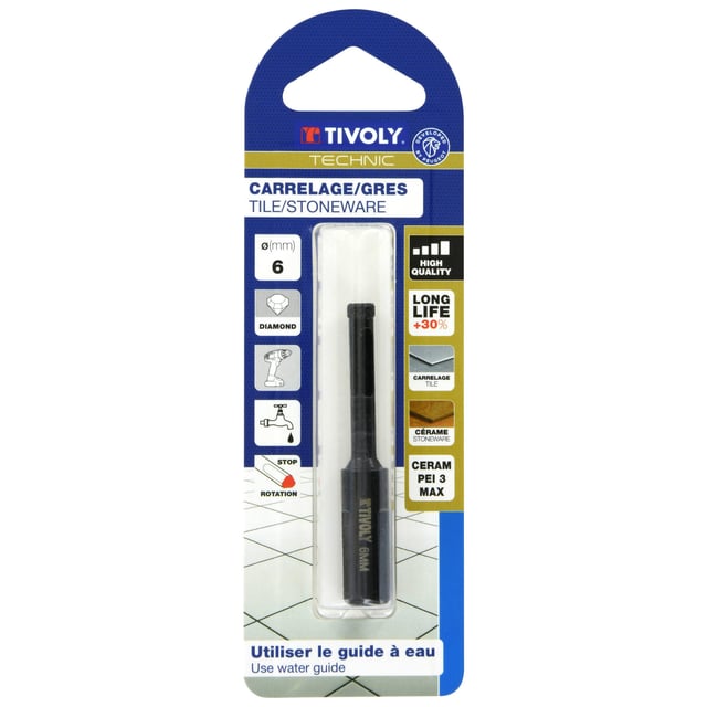 Foret diamant carrelage / céramique / grès TIVOLY