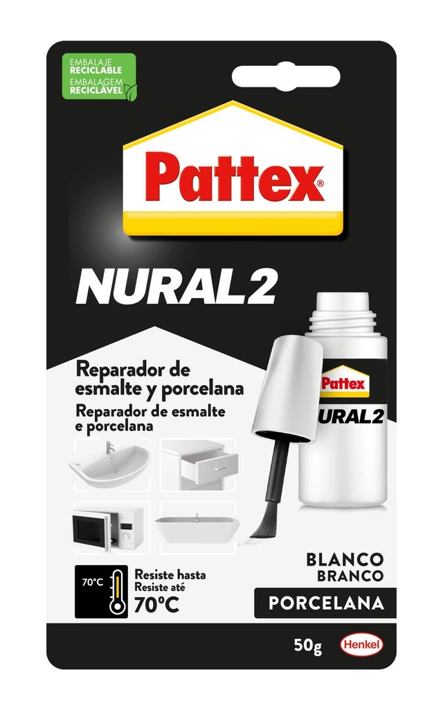 RESTAURADOR CERÂMICO PATTEX NURAL 2 BLISTER 50G BRANCO