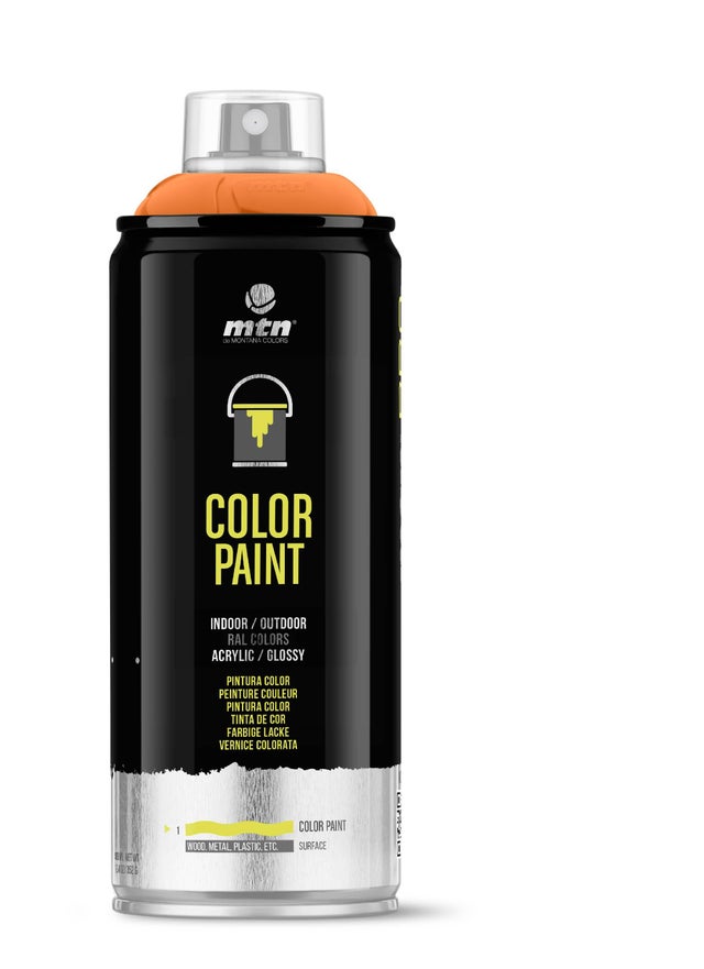 SPRAY BRILHANTE MONTANA 400ML LARANJA