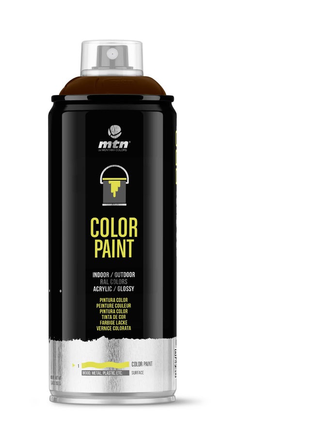 ESPRAY PINTURA BRILLANTE  400ML CAOBA
