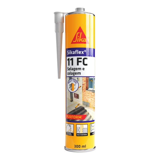 SELANTE DE POLIURETANO SIKAFLEX 11FC 310ML BEGE