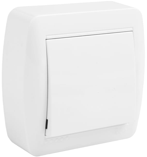 PULSADOR MURAL SUPERFICIE BLANCO - 1