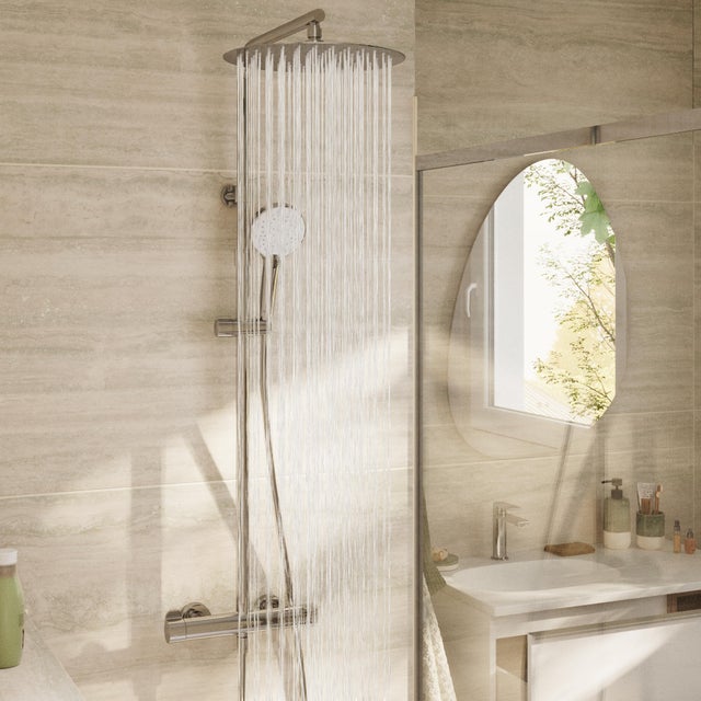 Colonne de douche thermostatique, SENSEA Icone, Chrome