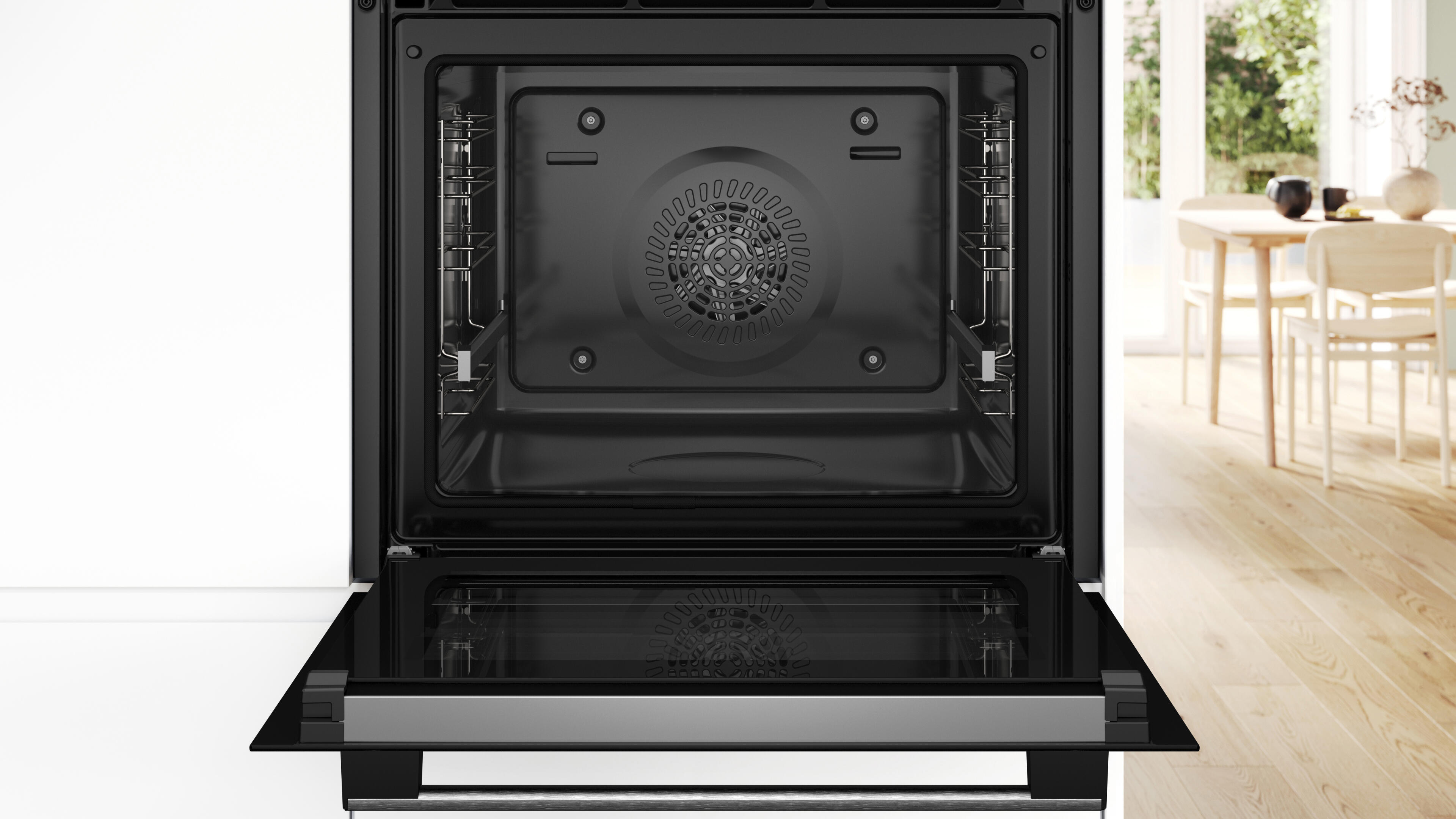 Forno de encastrar multifunções 71 Litros 59,4 x 54,8 x 59,5 cm preto Bosch HBA574ES3 - 4