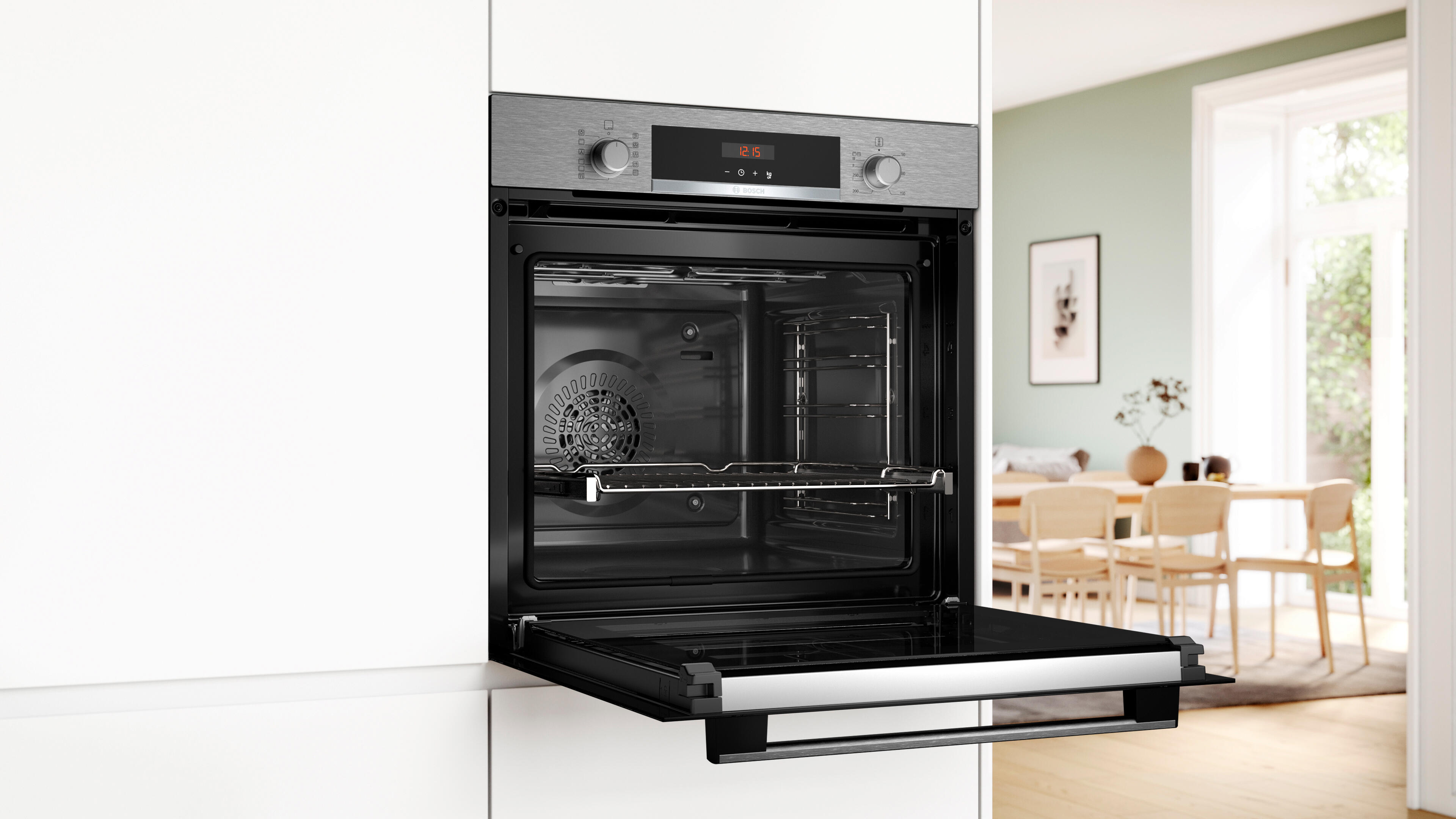 Forno de encastrar multifunções 71 Litros 59,4 x 54,8 x 59,5 cm preto Bosch HBA574ES3 - 2