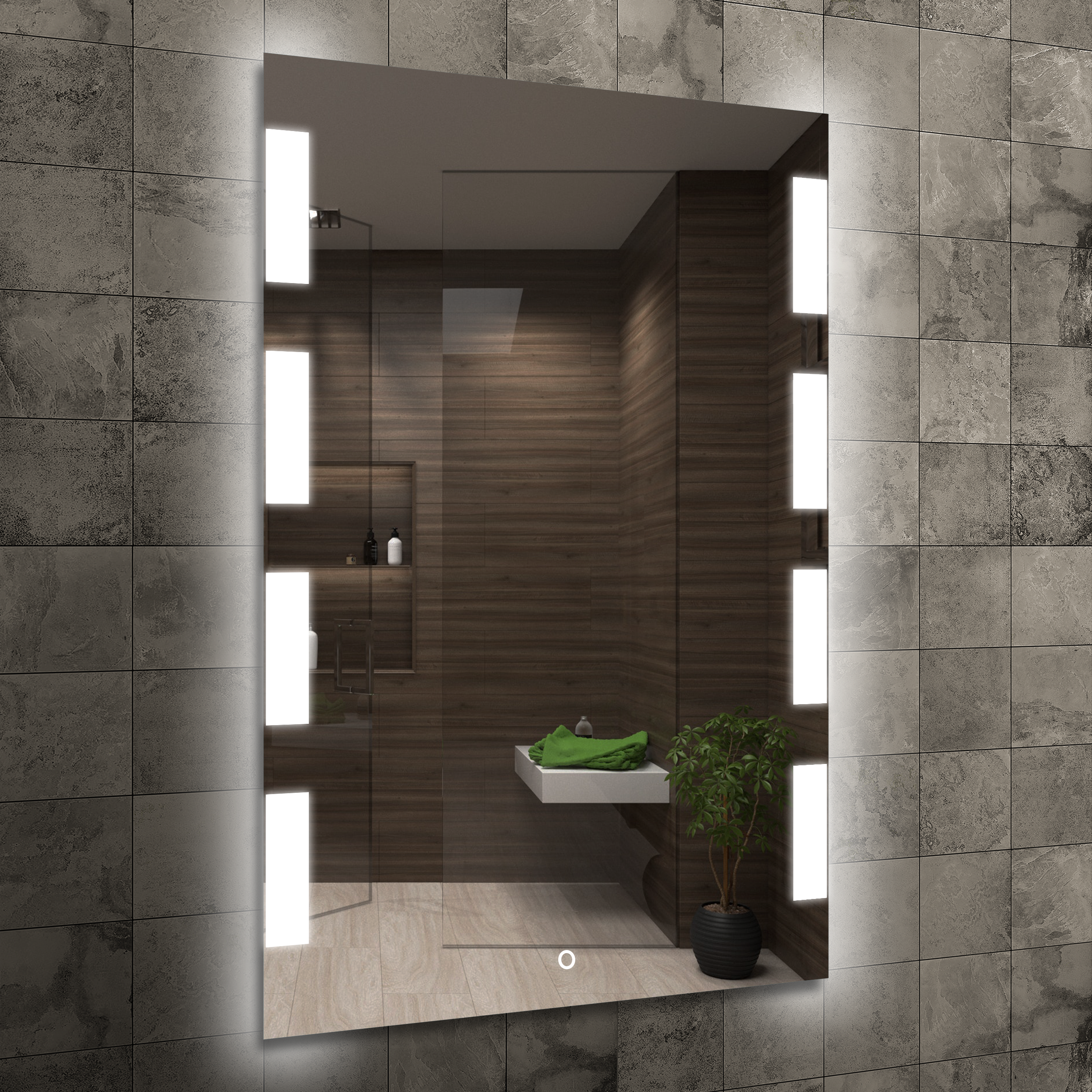 Lustro z wbudowanym oświetleniem IKAR 50 x 70 VENTI - 4