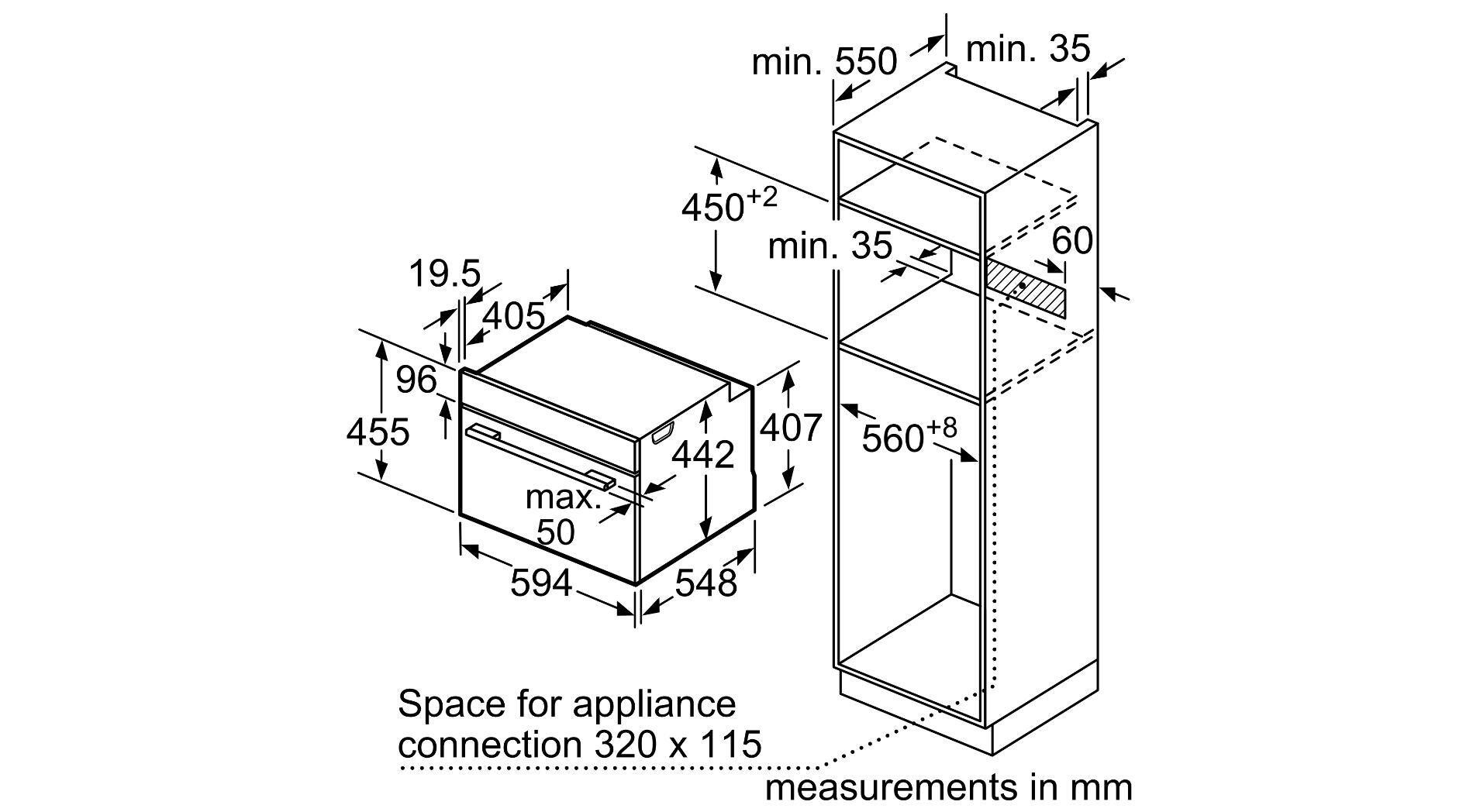 Horno Compac multifunción BALAY 3CB5159N3 NG71 litros 3.6kW Aqualisis negro Clase A+ - 11