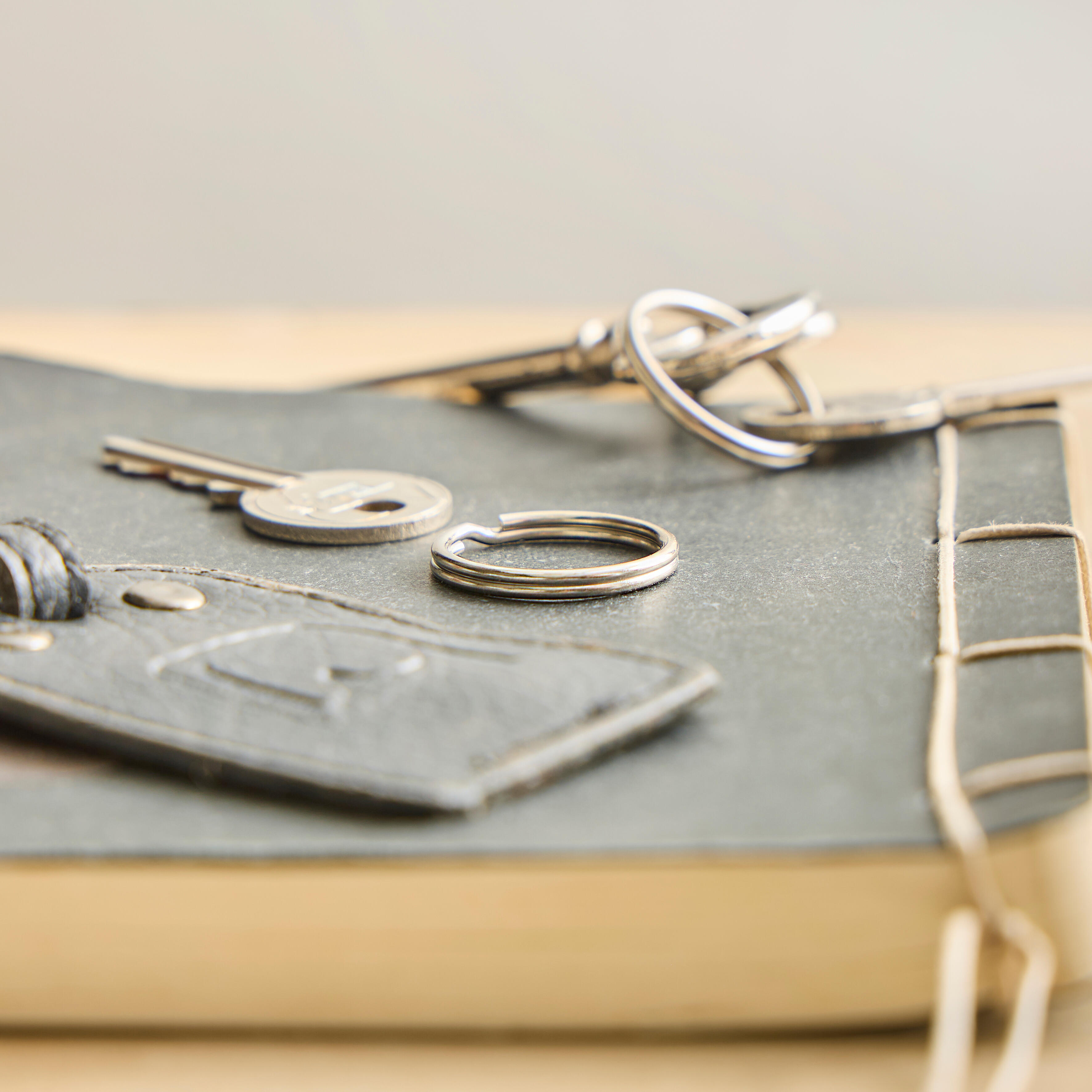 4 anillos partido en acero niquelado Ø 20 mm - 2