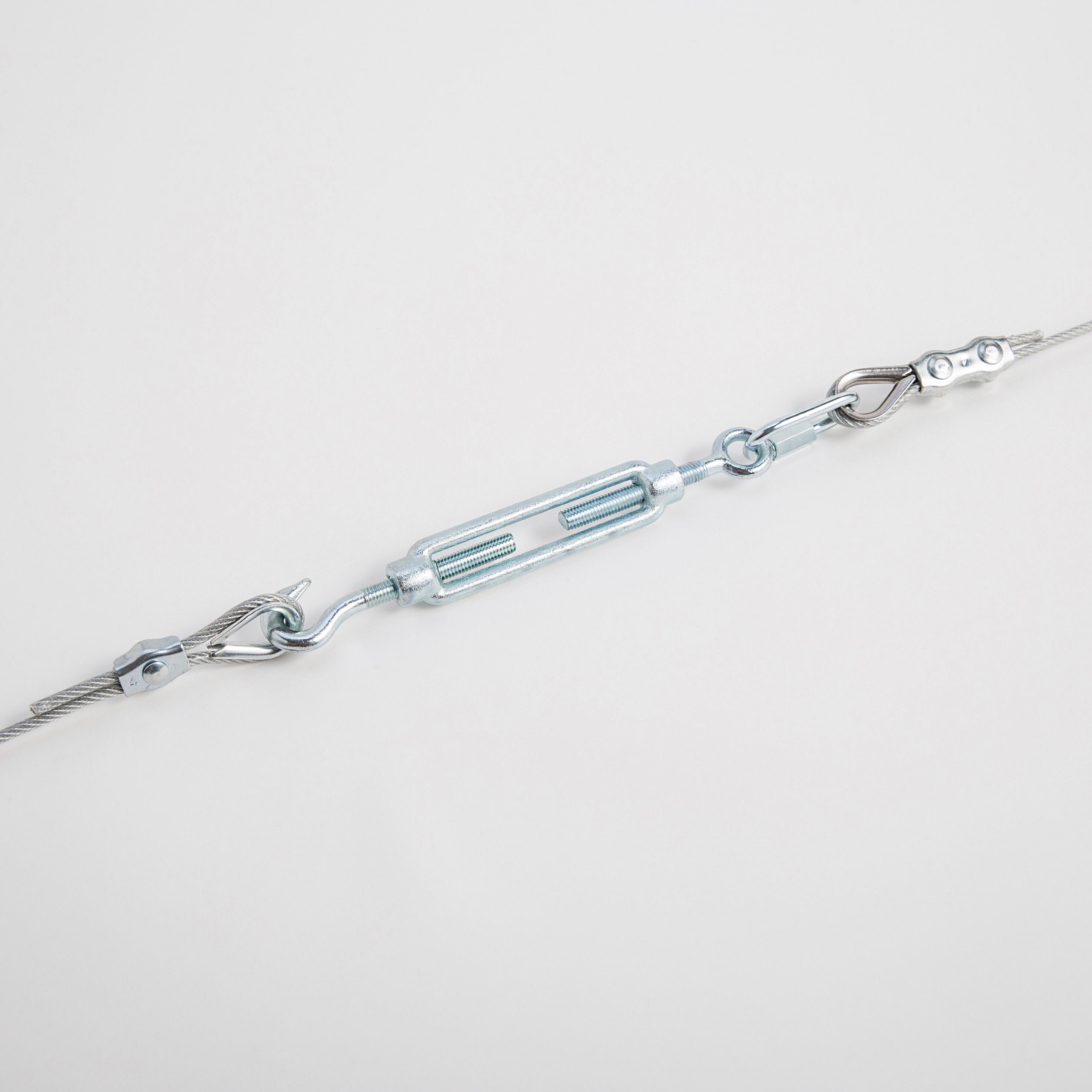 Tensor para cable de ojo/gancho en acero inoxidable A2 STANDERS para cable de 2-3 mm - 3