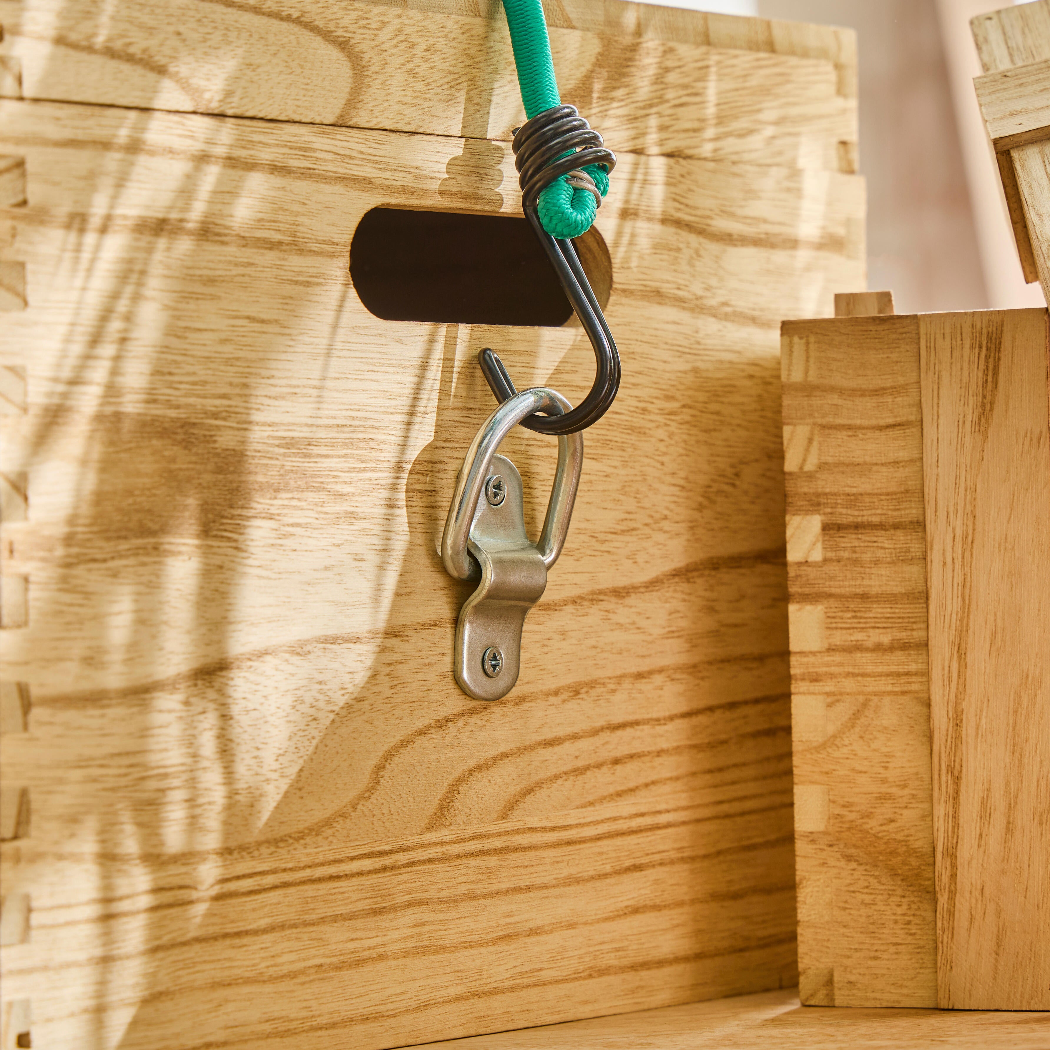 2 placas con anilla en acero cincado de 20 x 56 mm - 2