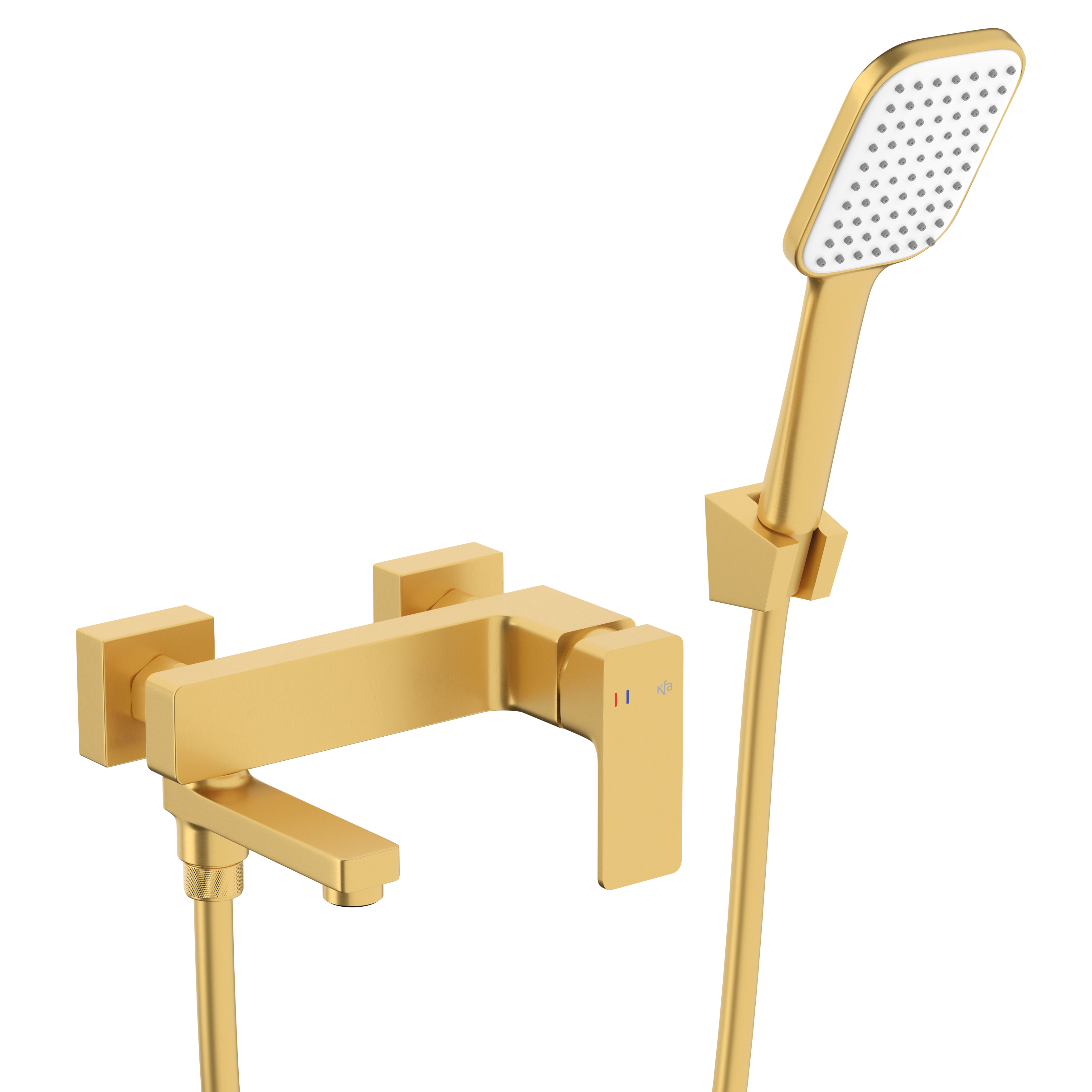 Bateria wannowa złota szczotkowana Dust KFA Armatura