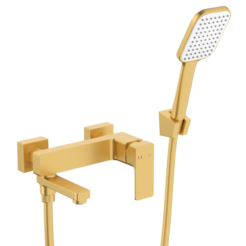 Bateria wannowa złota szczotkowana Dust KFA Armatura