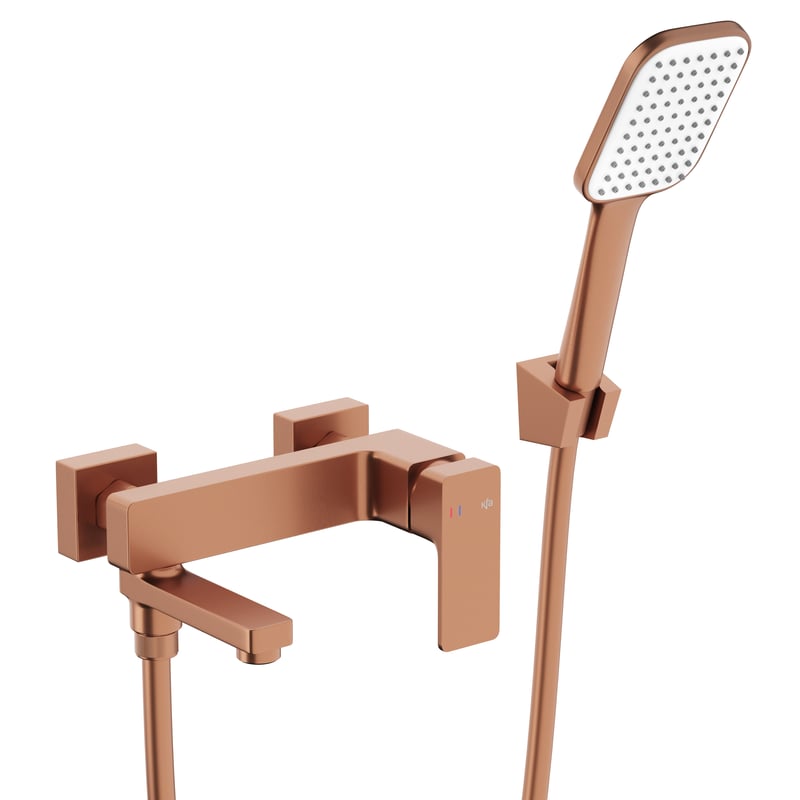 Bateria wannowa miedziana szczotkowana Dust KFA Armatura