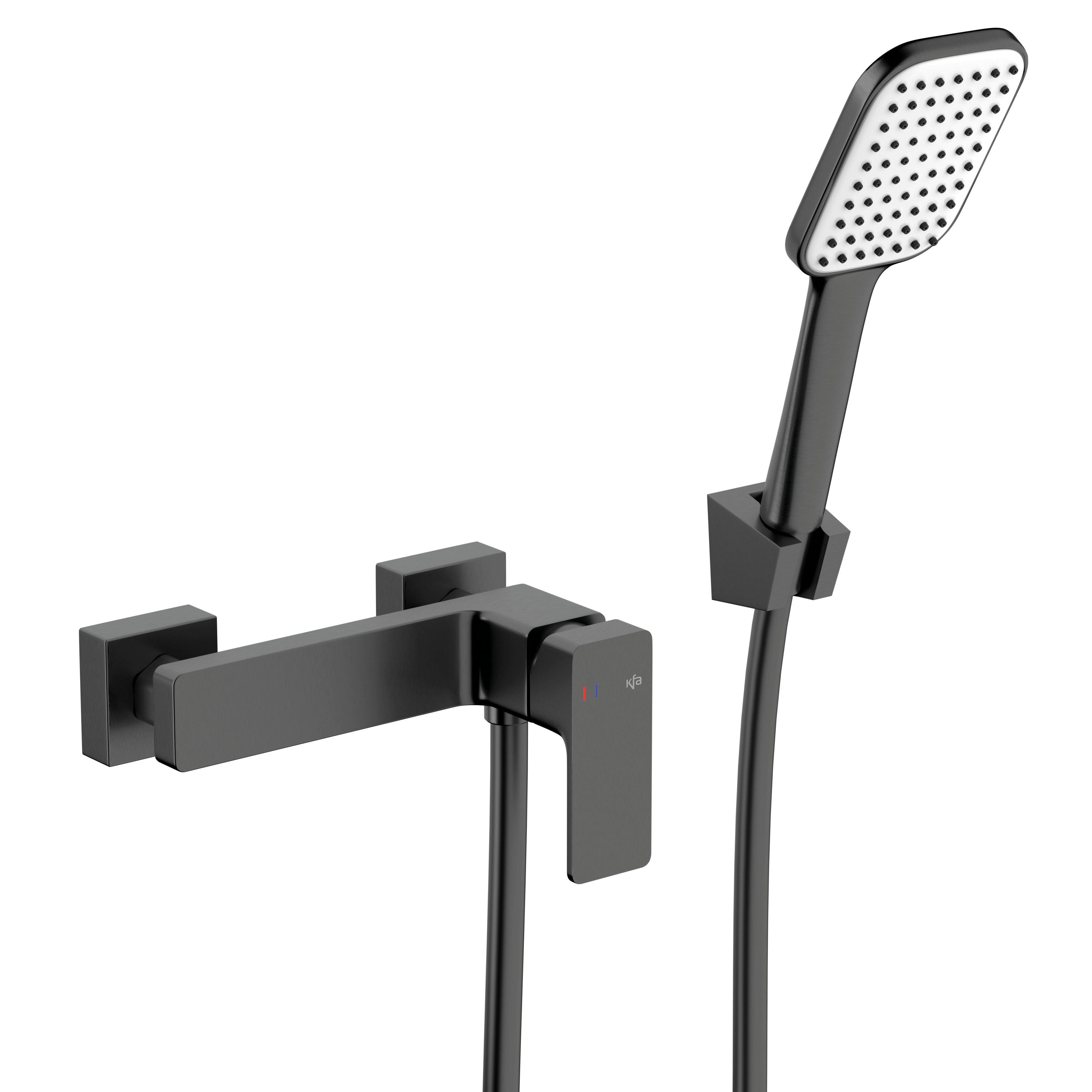 Bateria prysznicowa natryskowa gun metal Dust KFA Armatura