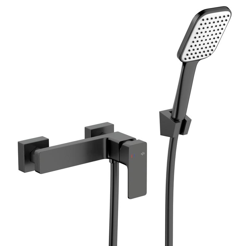 Bateria prysznicowa natryskowa gun metal Dust KFA Armatura