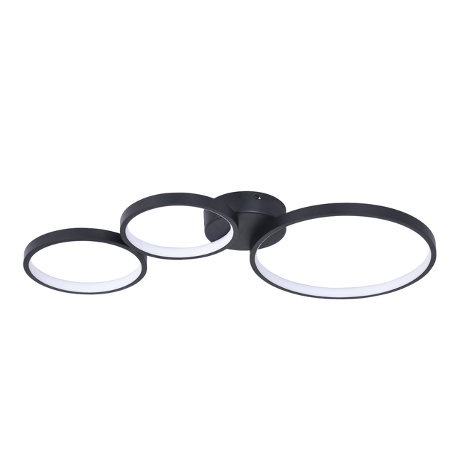 Lampa wisząca Flamenco czarna 28 W LED Sanico