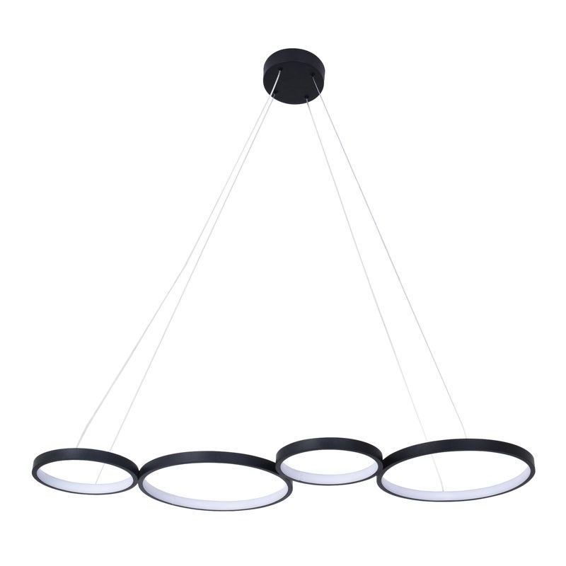 Zdjęcia - Żyrandol / lampa Sanico Lampa wisząca Flamenco czarna 36 W LED