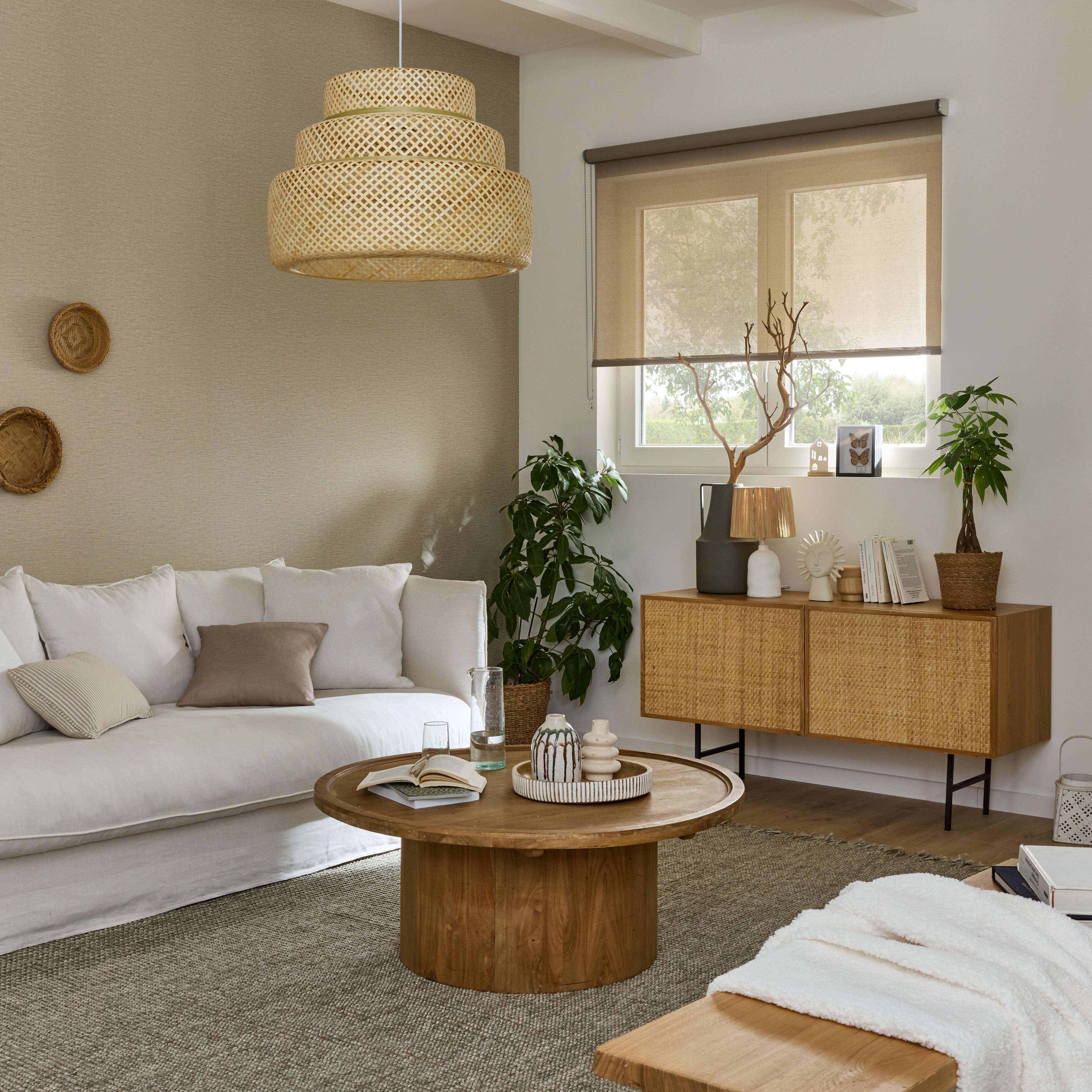 Coussin Charly, à bouclettes, blanc l.50 x H.50 cm INSPIRE - 5