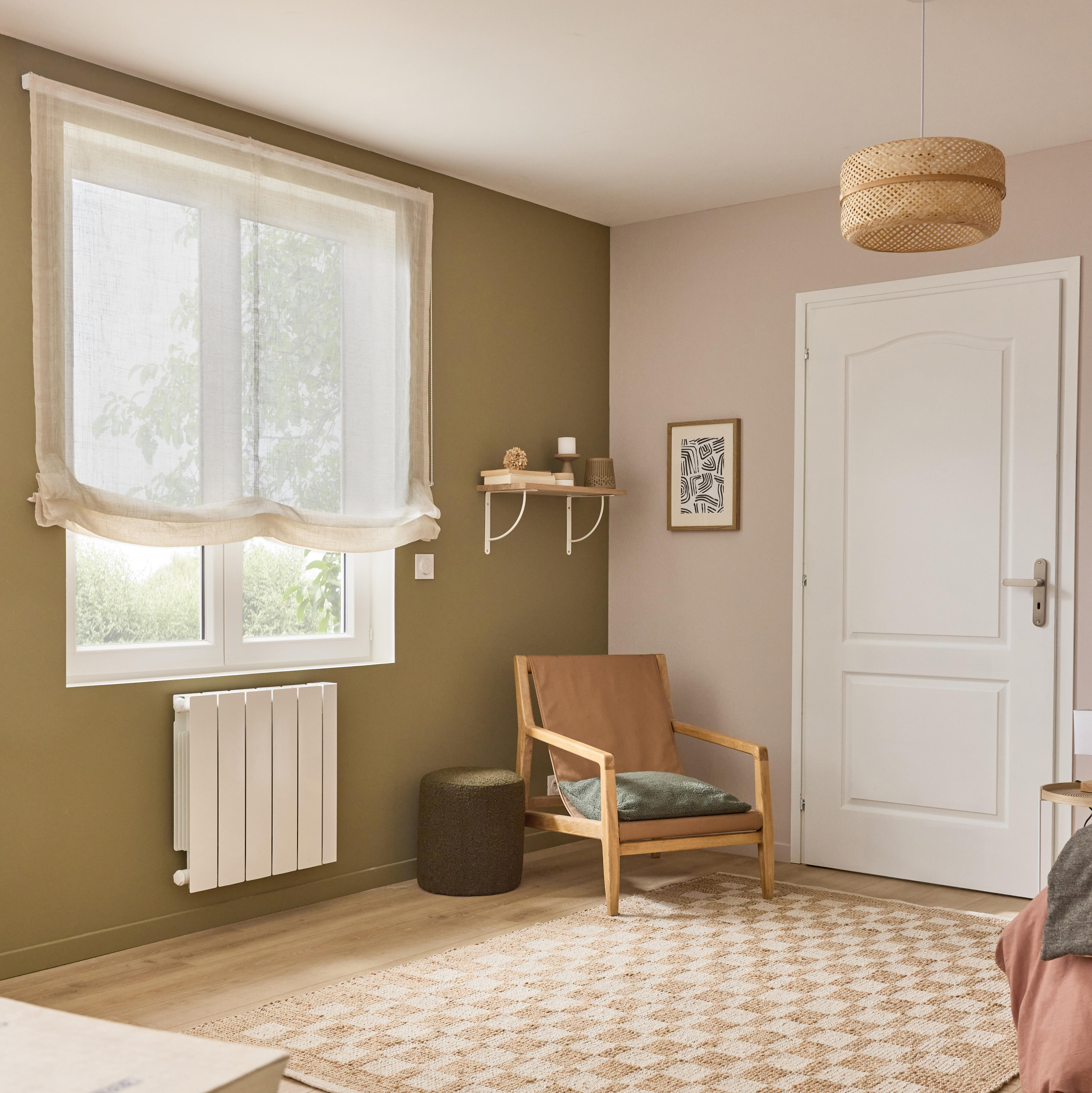 Estante mural SPACEO roble macizo 600X260X18 mm - 4