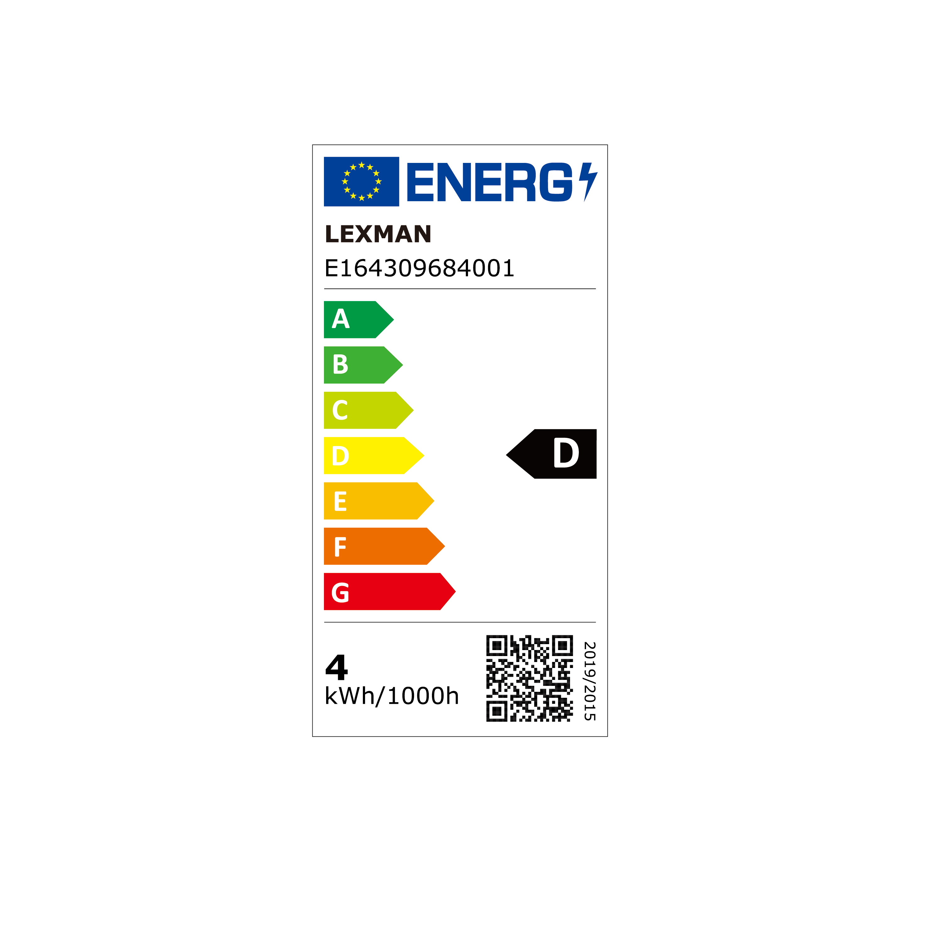 Lampadina LED, E27 goccia, smerigliato, 3.4W = 470 LM (equiv 40 W), 240°, LEXMAN - 8