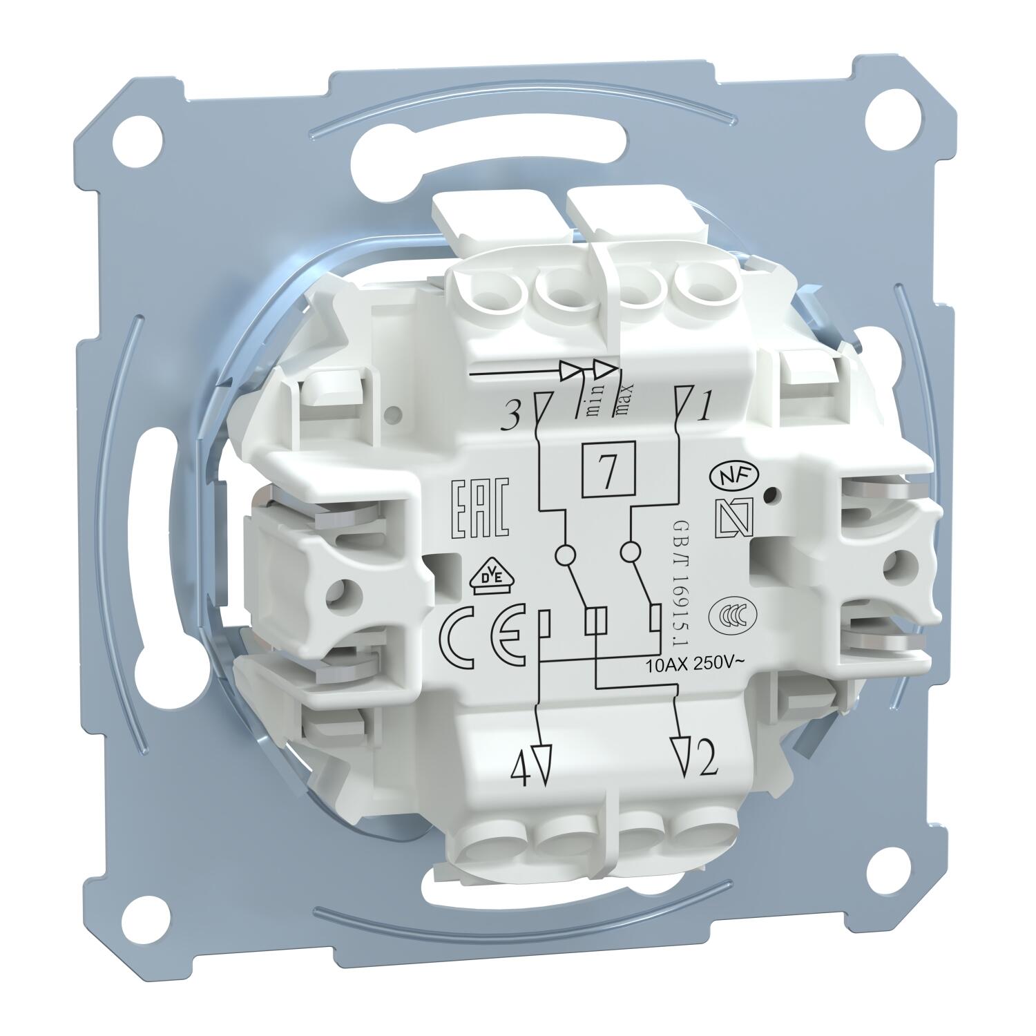 Schneider Electric Cruzamiento System M Blanco , Leroy Merlin