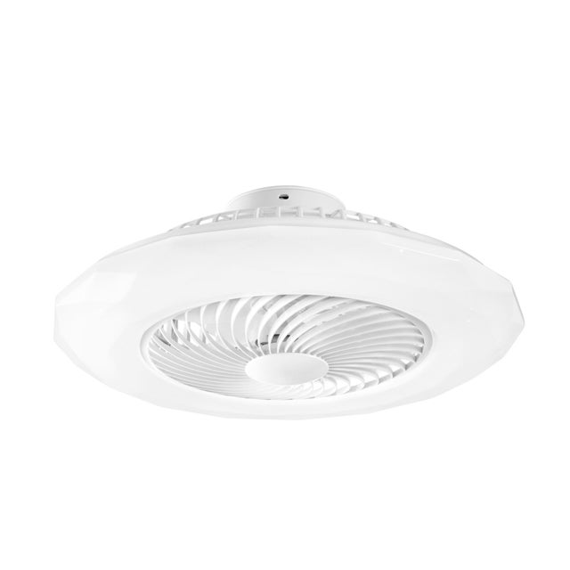 Ventilatore da soffitto LED-SKYRON-BT bianco, ø 59.5 cm INTEC