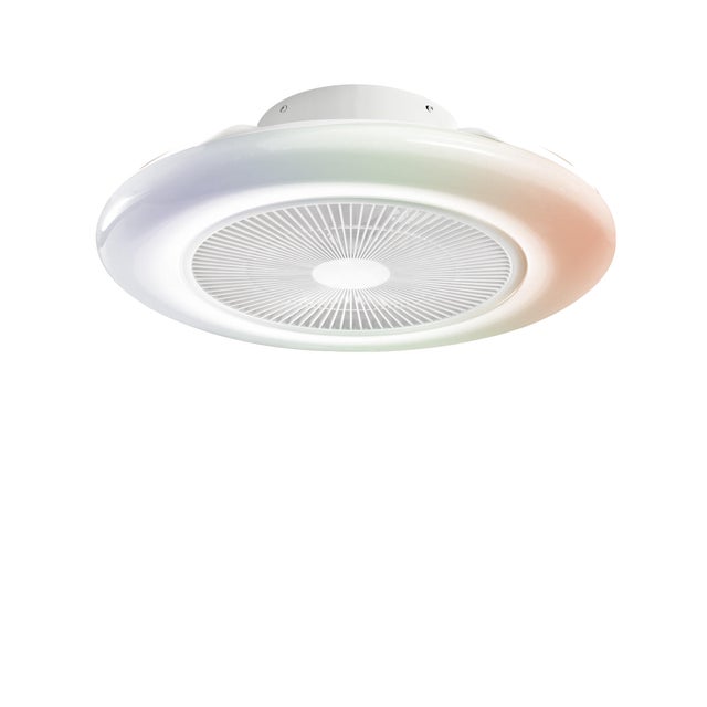Ventilatore da soffitto LED-PONENTE-PRO bianco, ø 54.5 cm INTEC