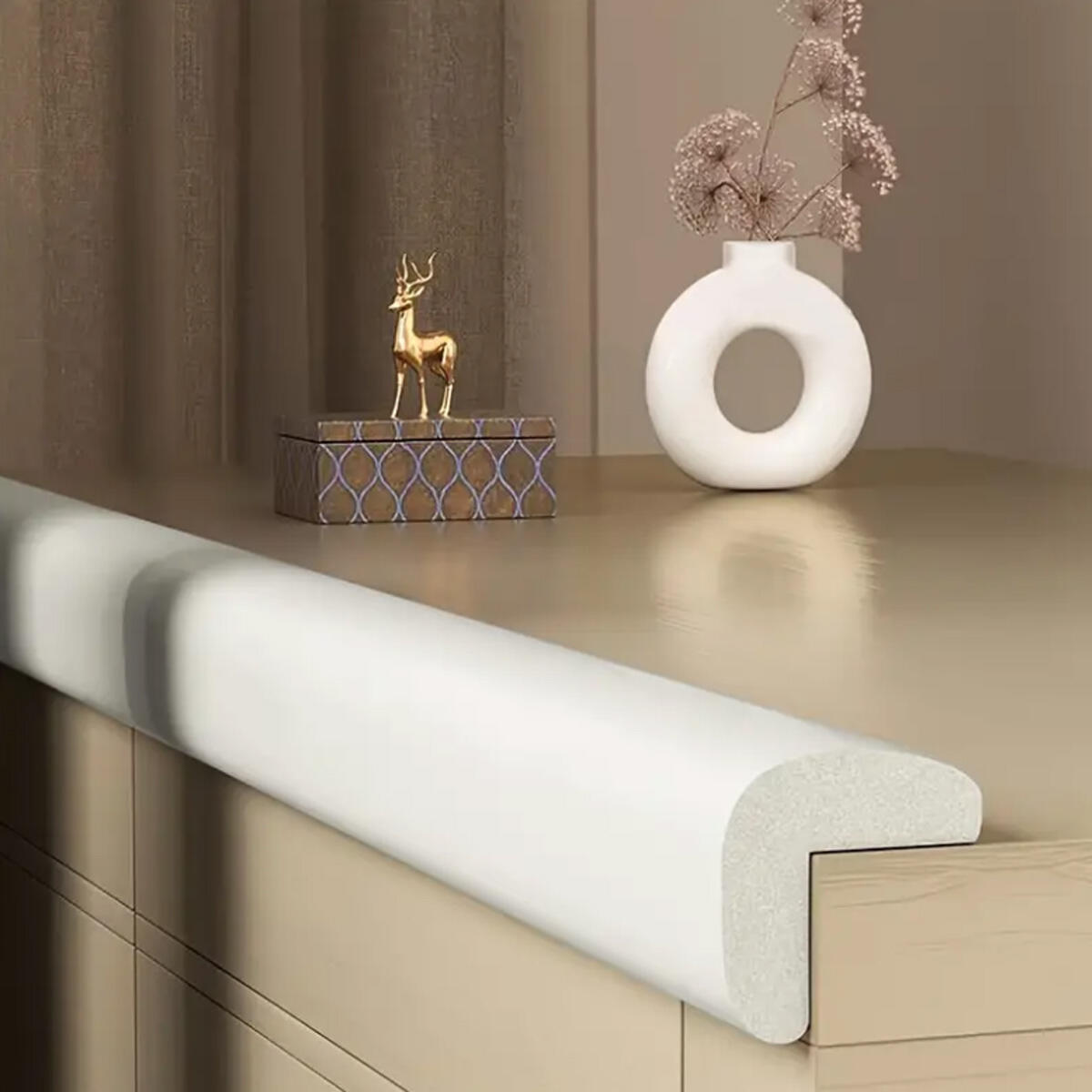 Paraspigolo PARA 41 BC in gomma vulcanizzata bianco L 1000 x Sp 15 mm - 3