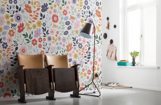 Papier peint panoramique soley multicolore l.200 x H.250 cm