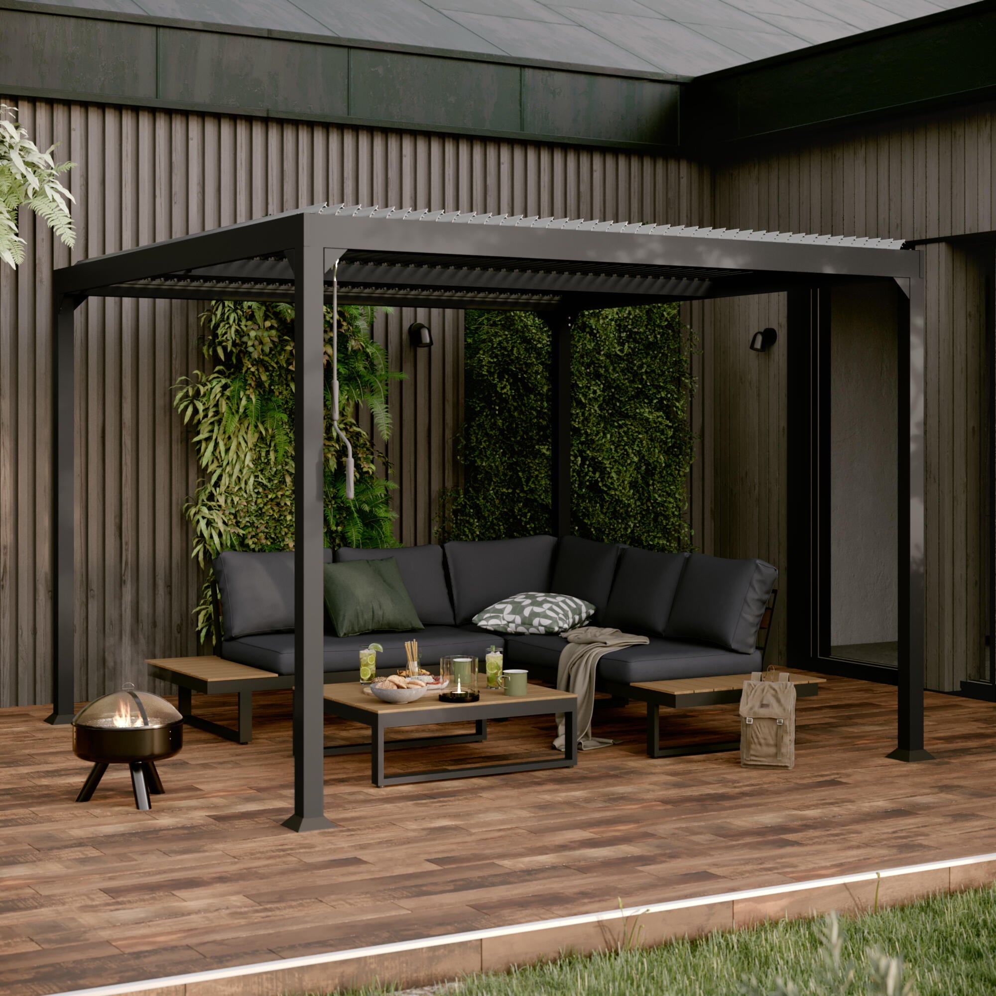 Suelo porcelánico Imara efecto madera marrón oscuro 15x90 cm C3 ARTENS - 3