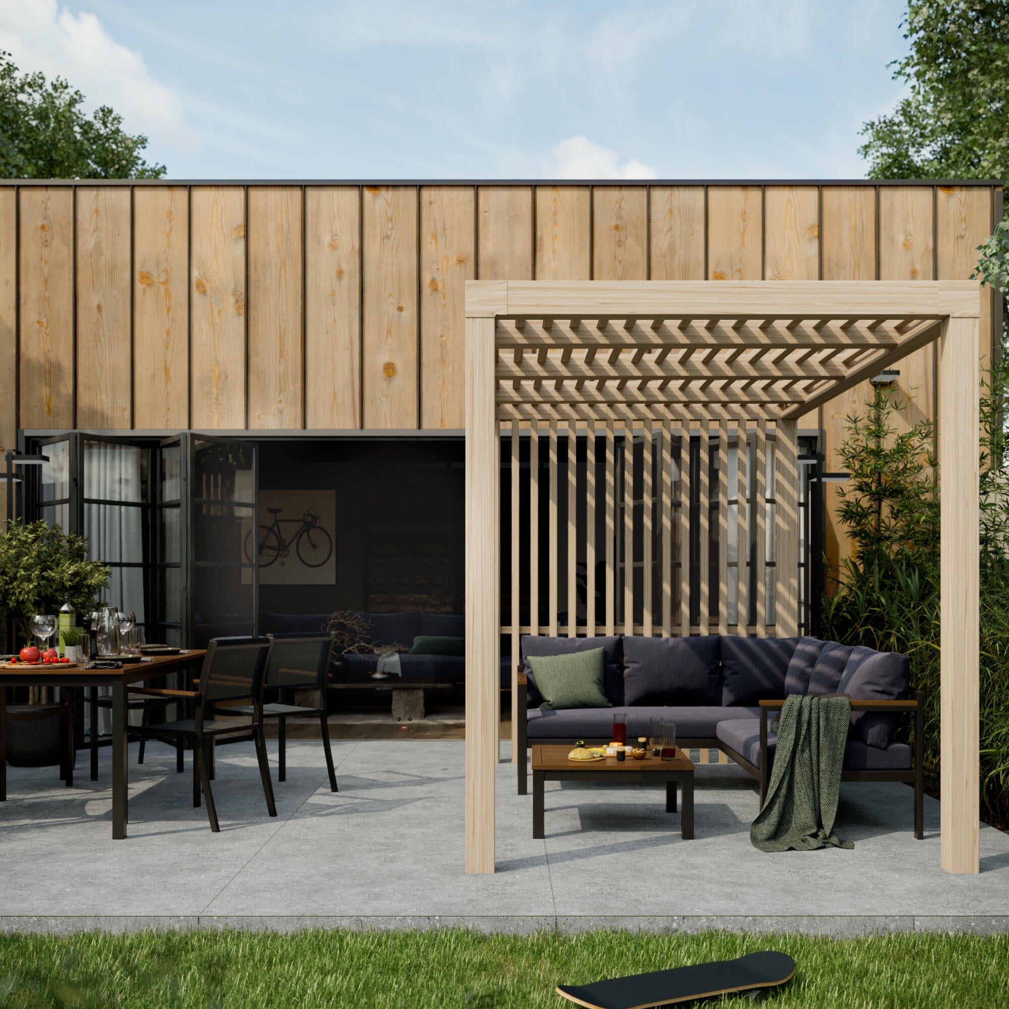 Pavimento cerâmico exterior cinzento mate 60x120 cm Artens Cavir - 7