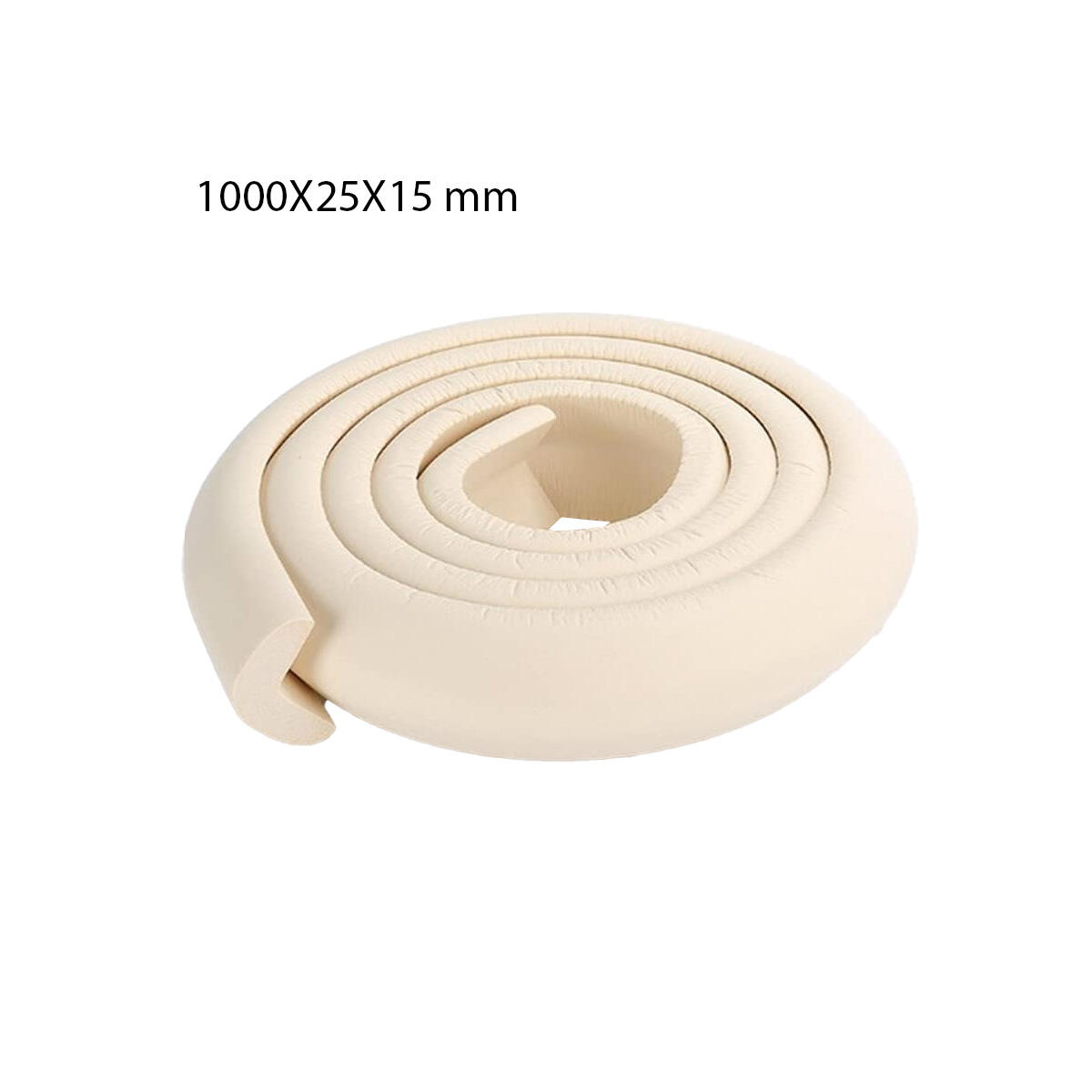 Paraspigolo PARA 41 BC in gomma vulcanizzata bianco L 1000 x Sp 15 mm - 5