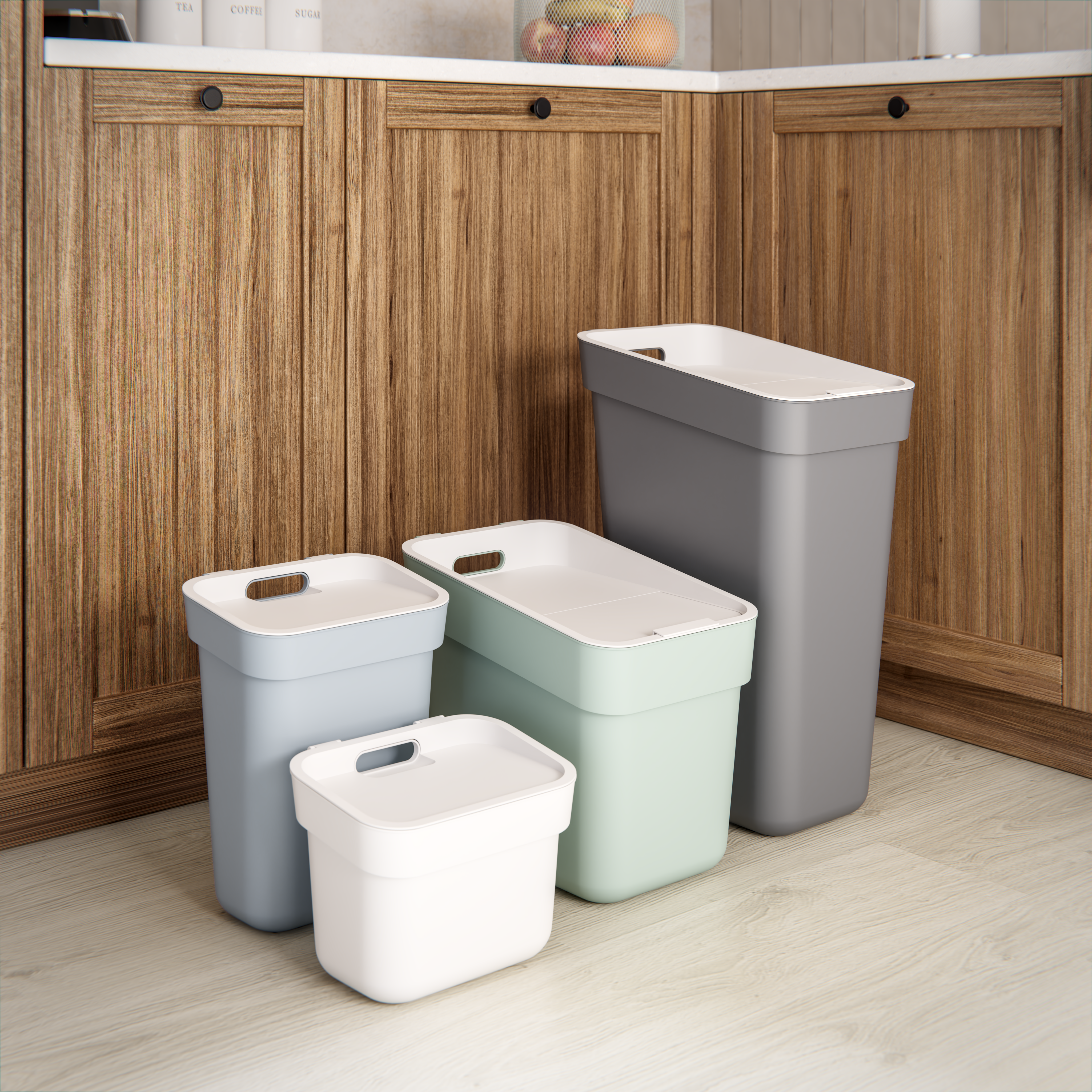 Balde de lixo COLLECT 5L BRANCO - 3