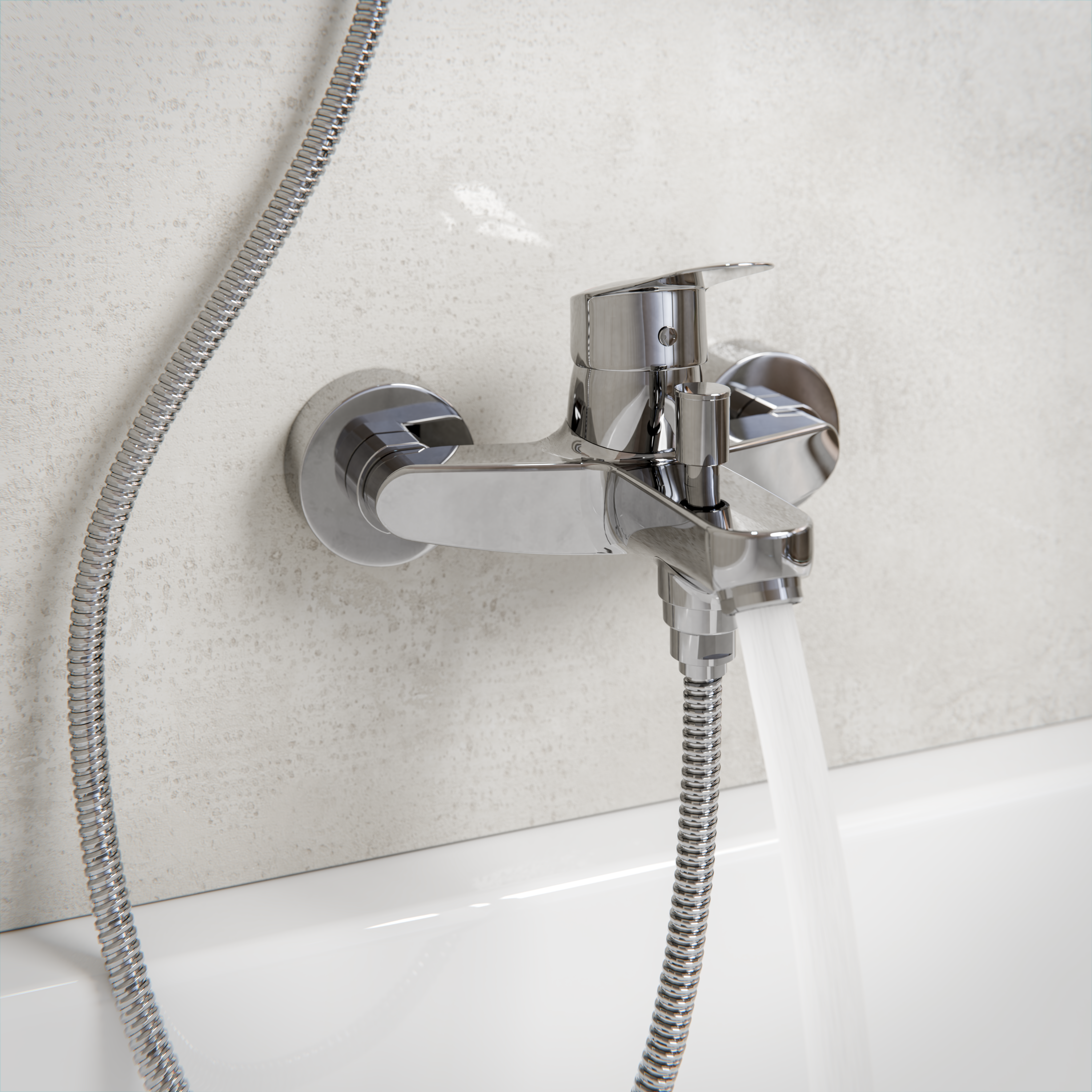 Grifo de bañera monomando ROCA Proa cromo brillo Antical Latón - 2