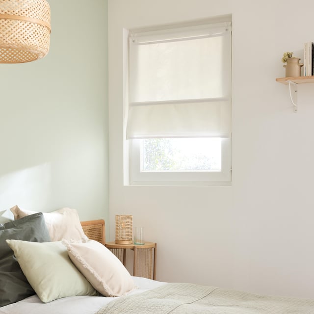 Estore japonês varetas magnéticas Pharell 60x175cm branco Inspire