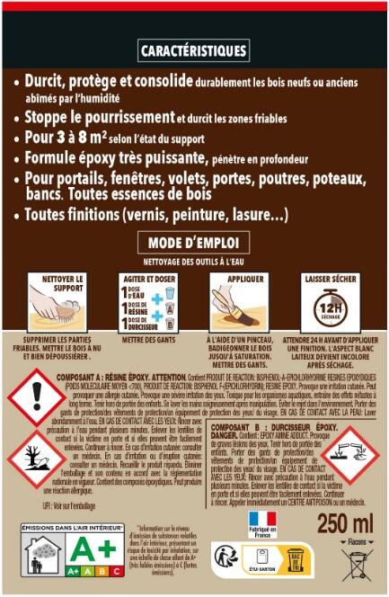 Mastic Sintopierre, mastic et durcisseur SINTO beige 100 g - 9