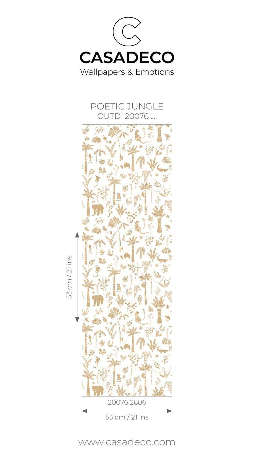 Papier peint intissé Once poetic jungle camel - 2