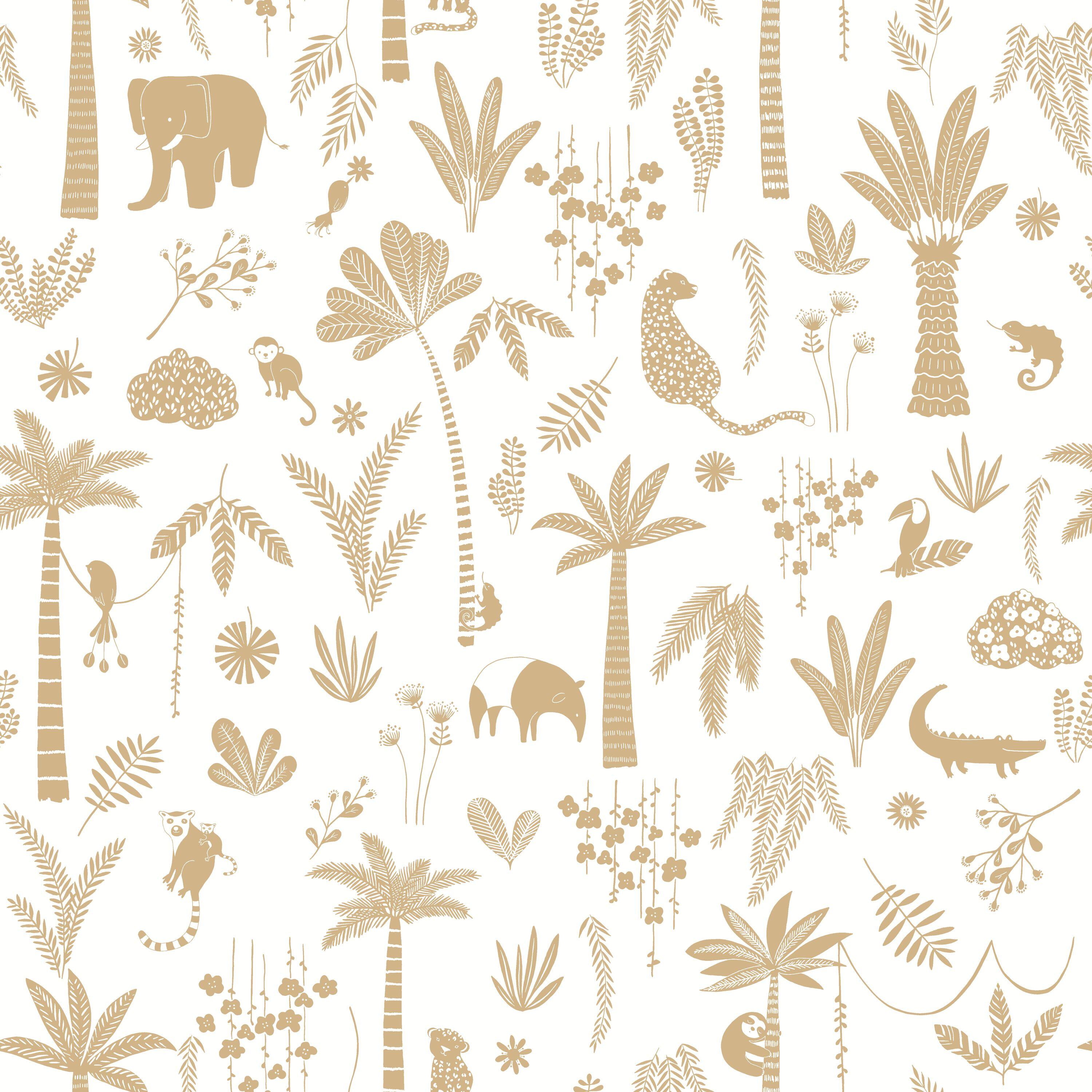 Papier peint intissé Once poetic jungle camel - 3