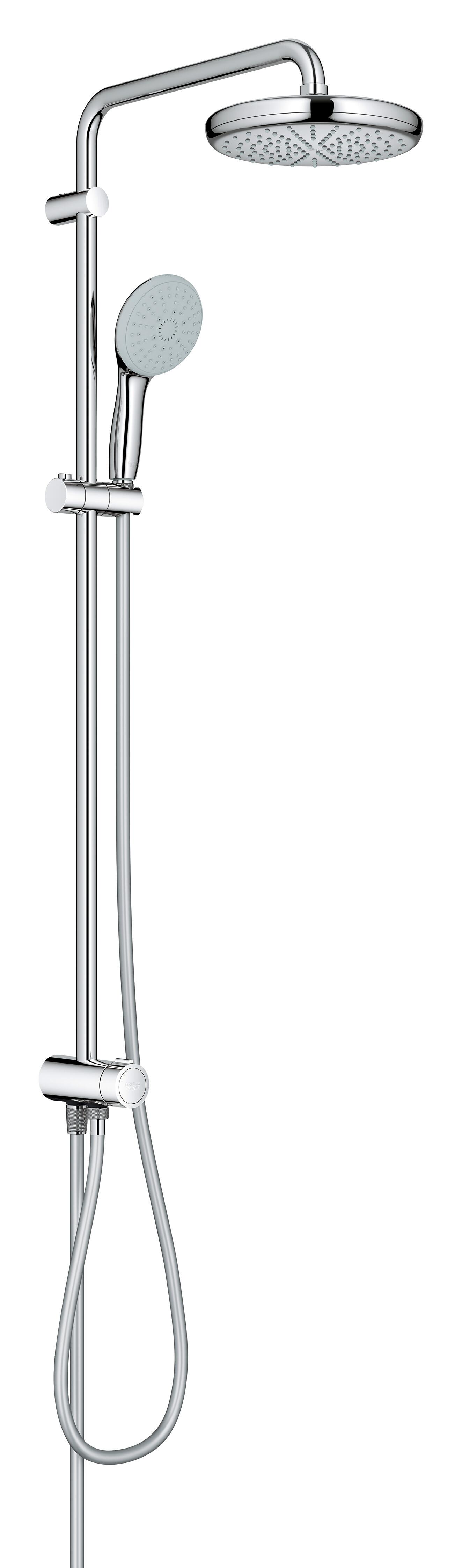 Columna de ducha sin grifo grohe vitalio start clova 210 cromado