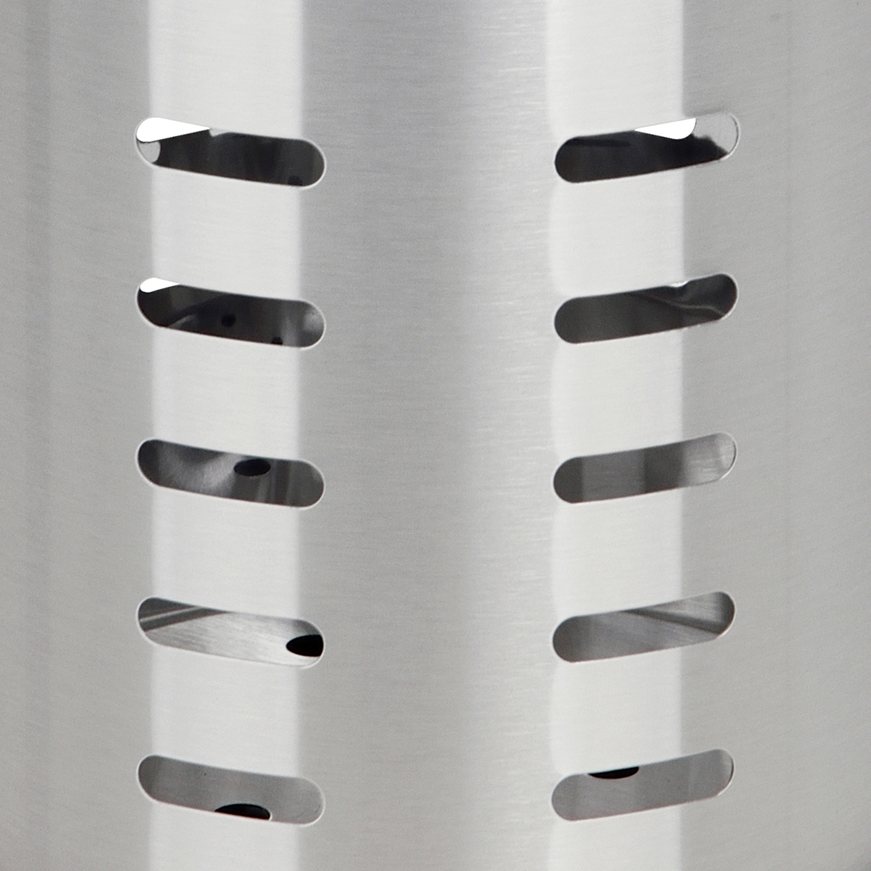 Escorredor de talheres aço inoxidável cinza 12 x 12 x 13 cm Delinia - 5