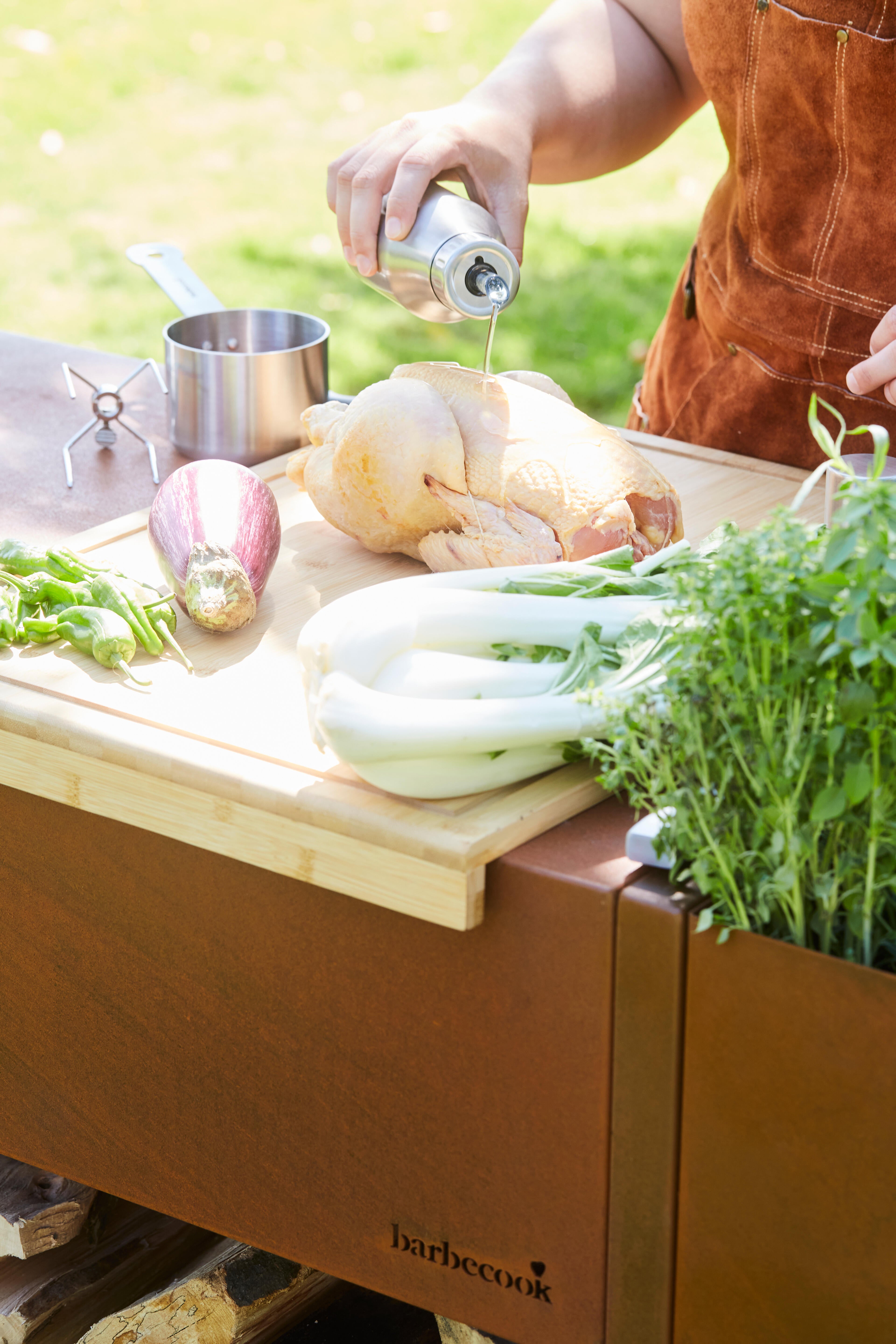 Planche à découper en bambou pour braséro Nestor BARBECOOK - 2