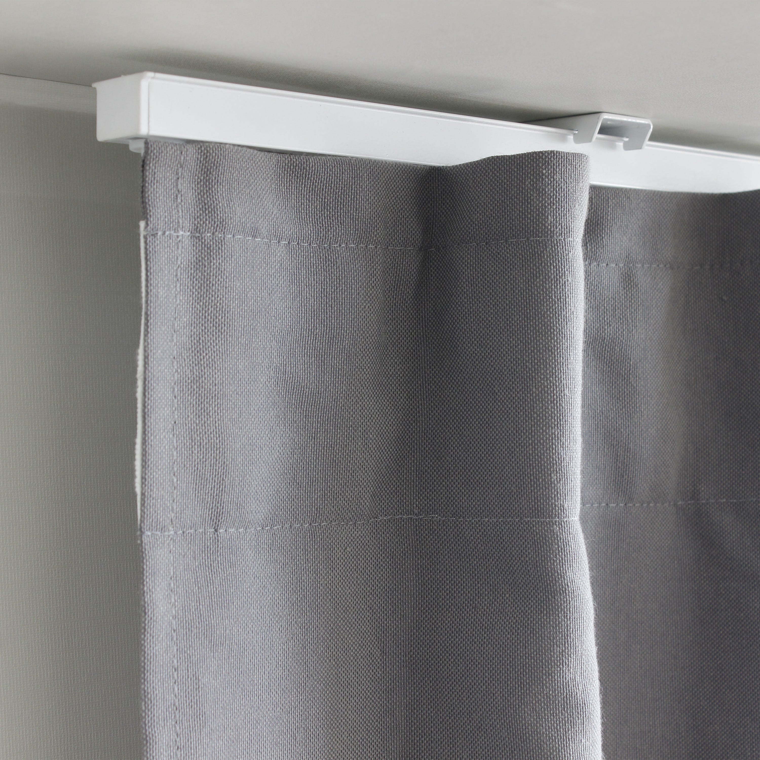 Kit de rail à rideaux aluminium Magleva 1L blanc, 150 cm | Leroy Merlin